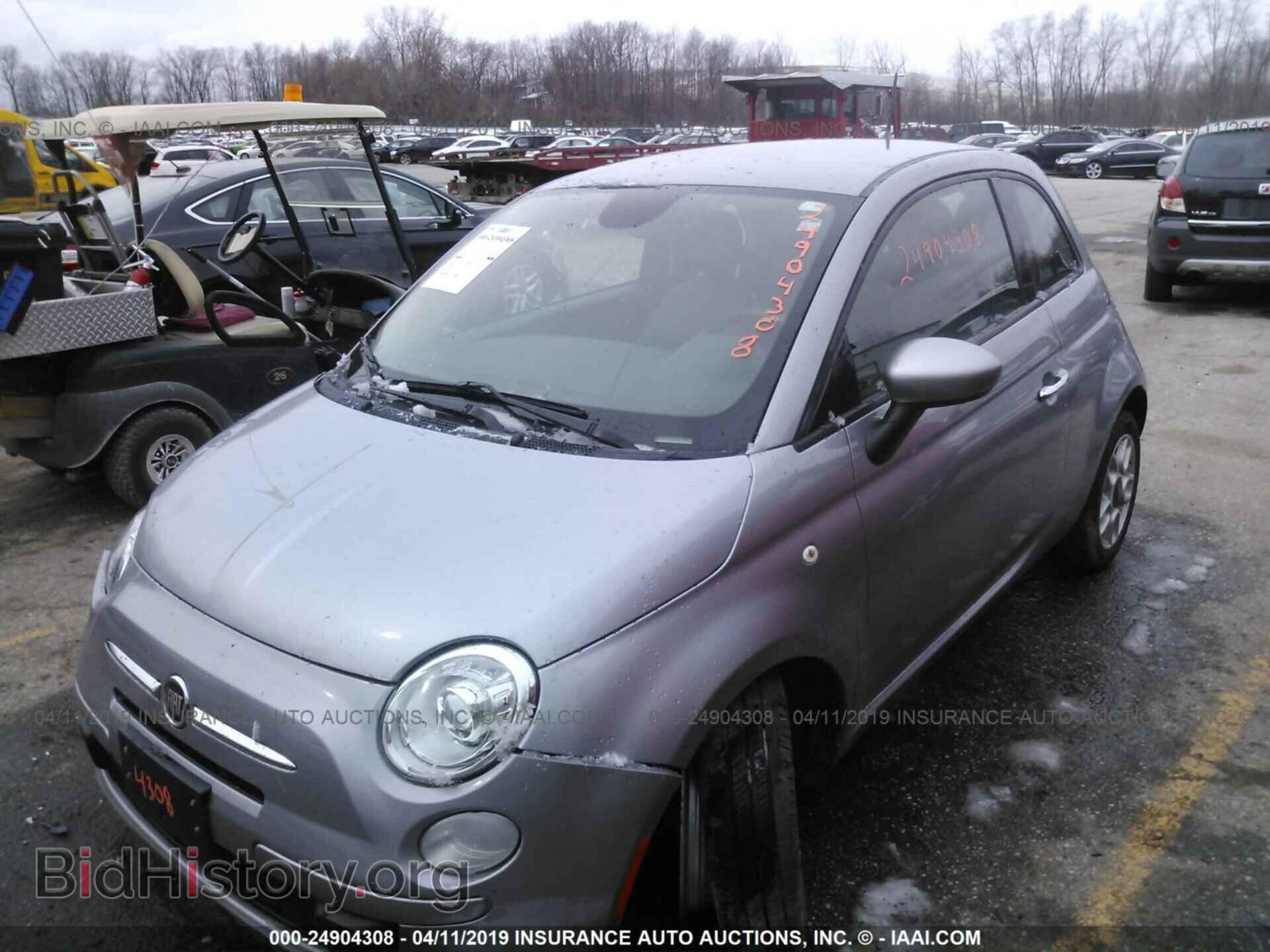2015 FIAT 500 - VIN: 3C3CFFAR1FT662892 - Фото 2