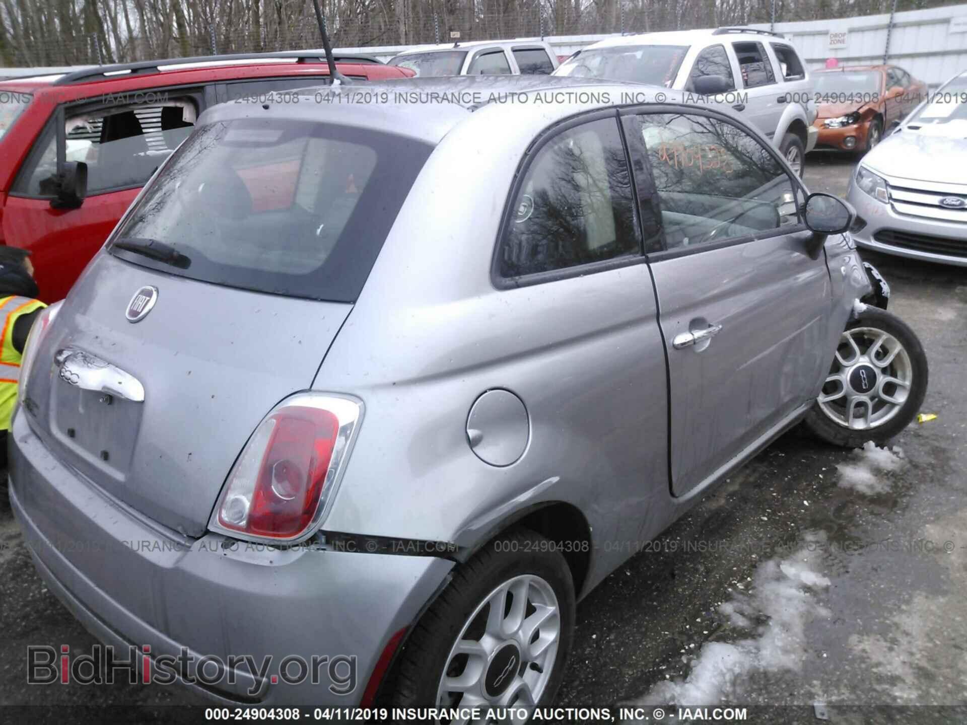 2015 FIAT 500 - VIN: 3C3CFFAR1FT662892 - Фото 4