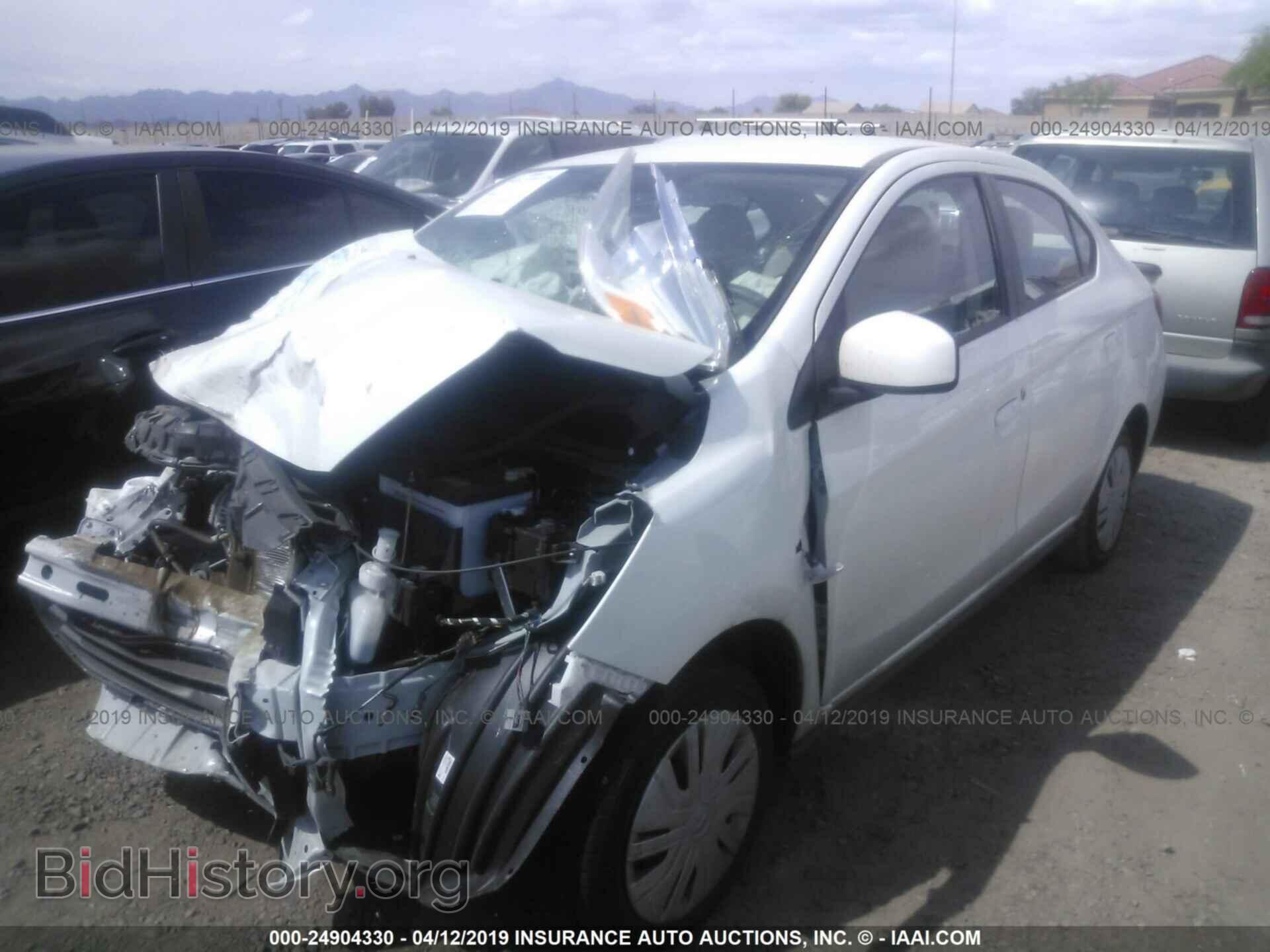 2019 MITSUBISHI MIRAGE - VIN: ML32F3FJ7KHF01633 - Фото 2