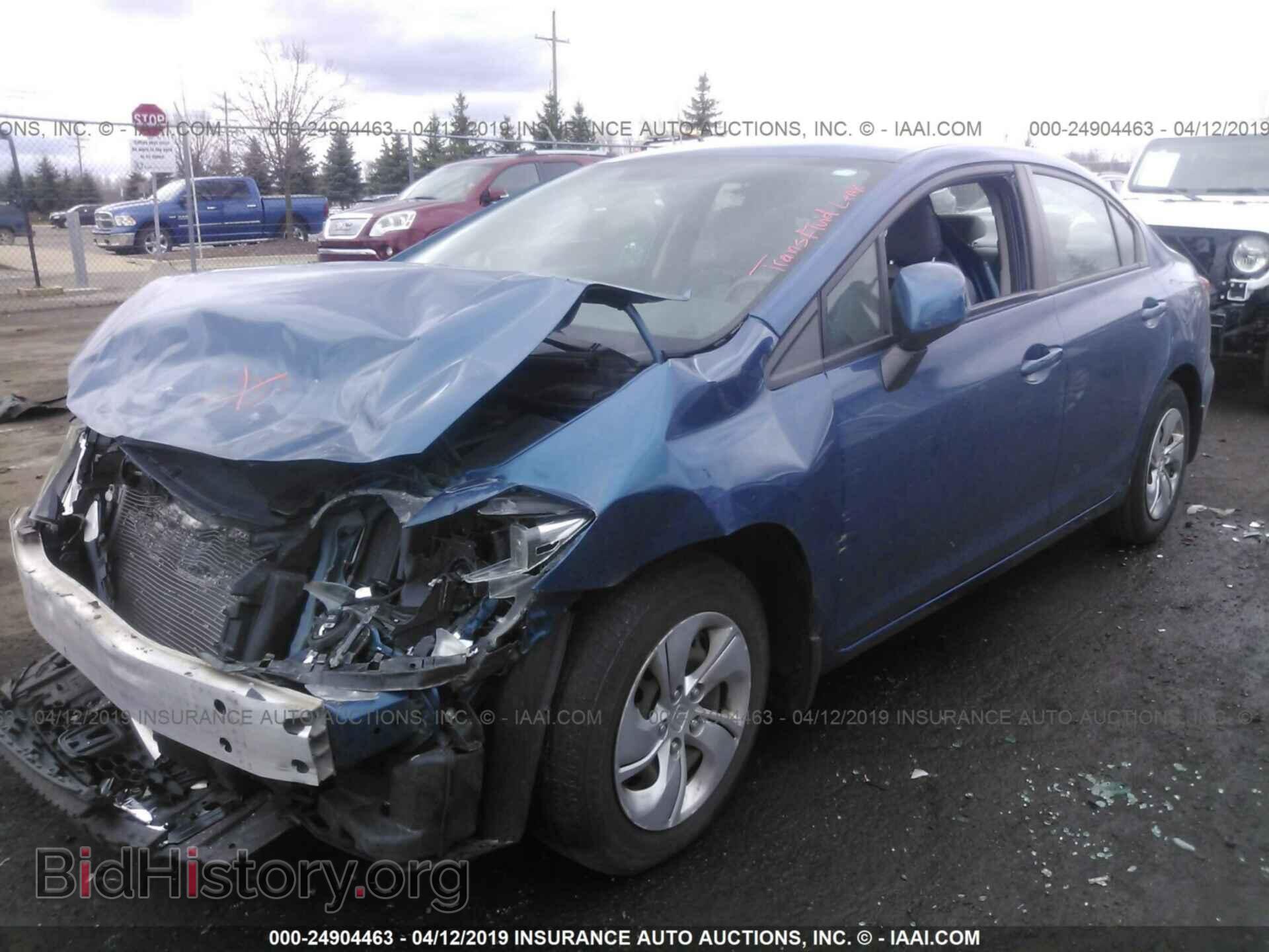 2013 HONDA CIVIC - VIN: 19XFB2F56DE030488 - Фото 2