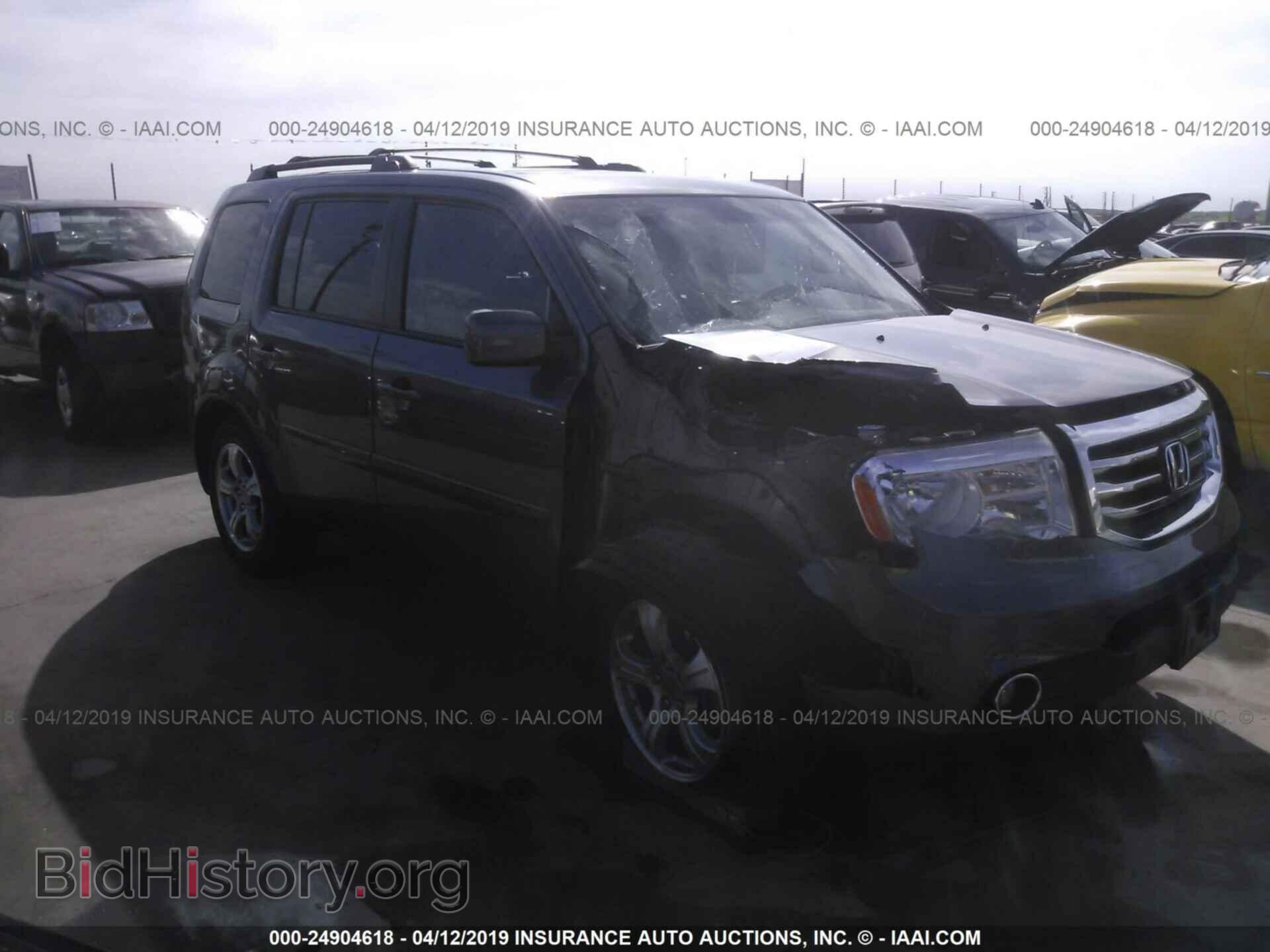 Фотография 5FNYF4H64CB014958 - HONDA PILOT 2012