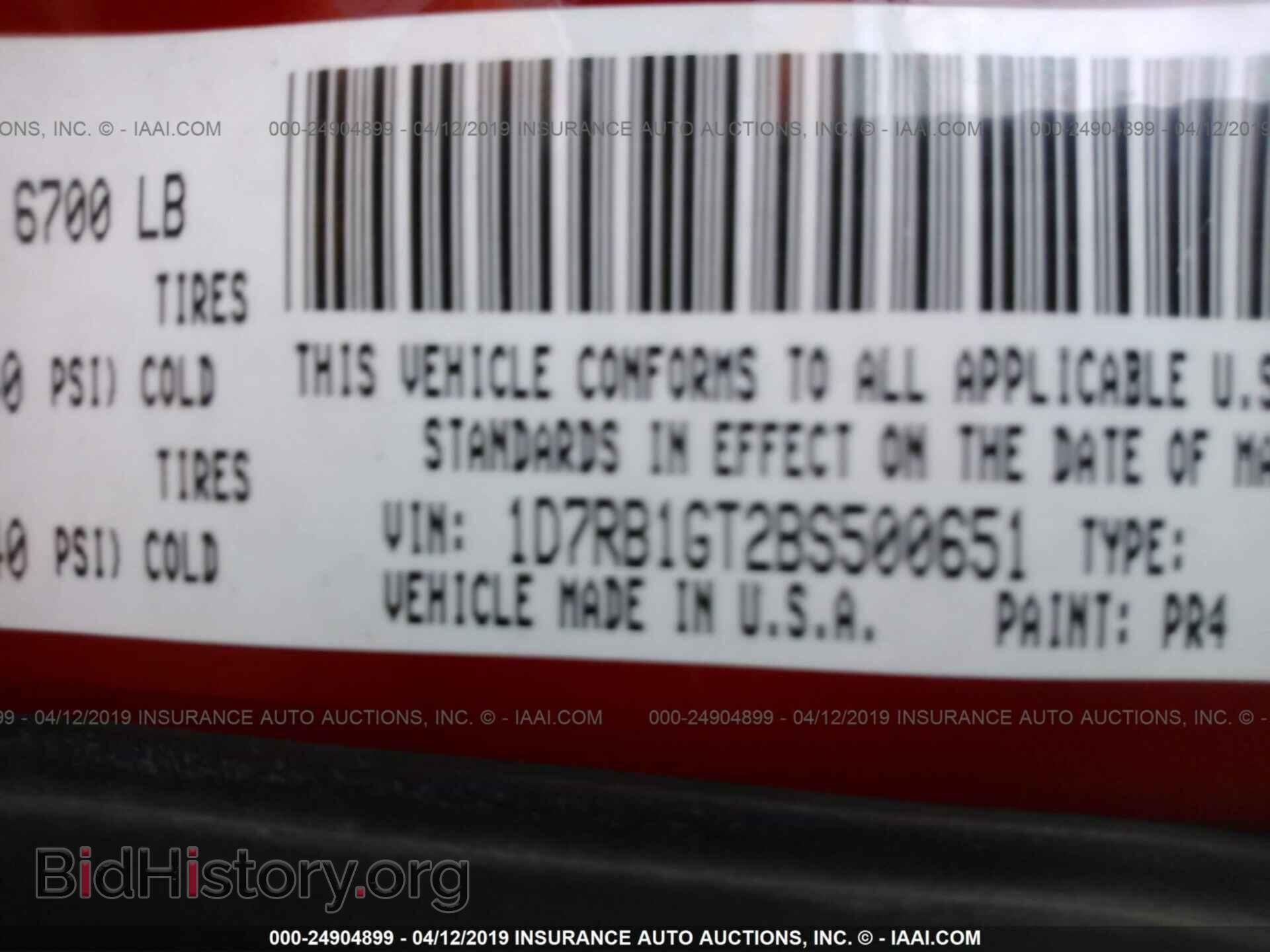 2011 DODGE RAM 1500 - VIN: 1D7RB1GT2BS500651 - Photo 9