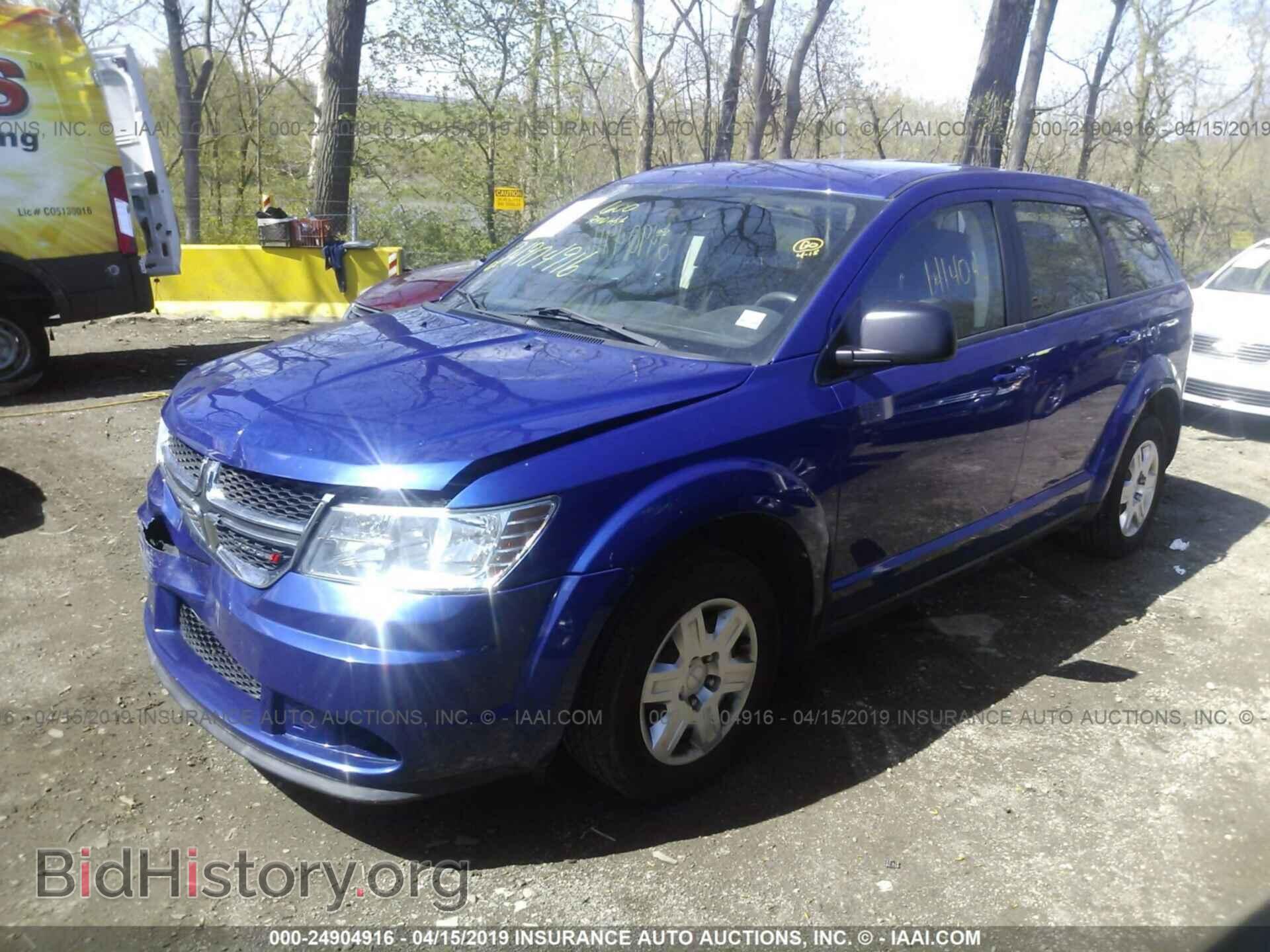 2012 DODGE JOURNEY - VIN: 3C4PDCAB3CT390572 - Фото 2