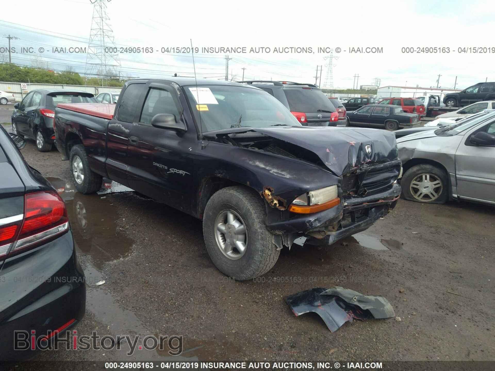 Фотография 1B7GL22X9WS726058 - DODGE DAKOTA 1998