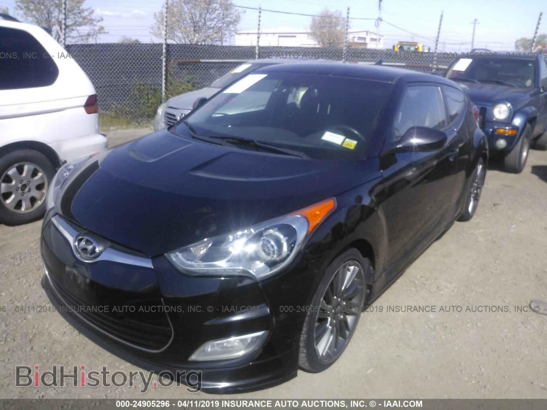 2013 HYUNDAI VELOSTER - VIN: KMHTC6AD3DU136237 - Фото 2