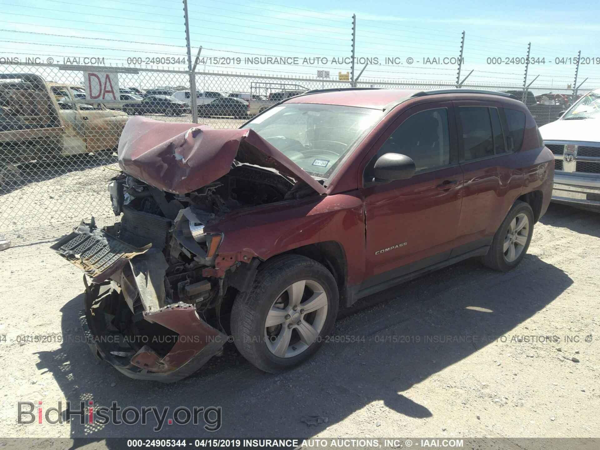 2015 JEEP COMPASS - VIN: 1C4NJDBB2FD282751 - Фото 2