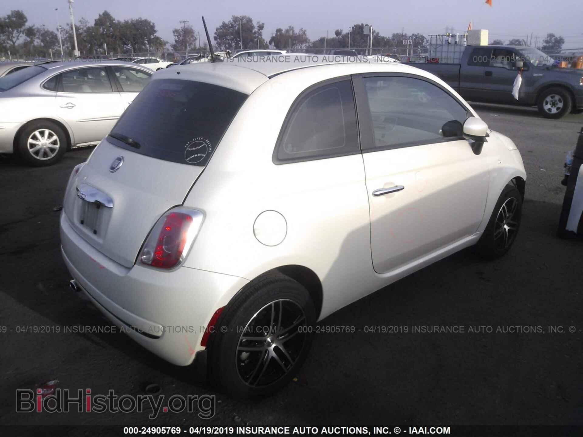 2013 FIAT 500 - VIN: 3C3CFFAR5DT698193 - Фото 4