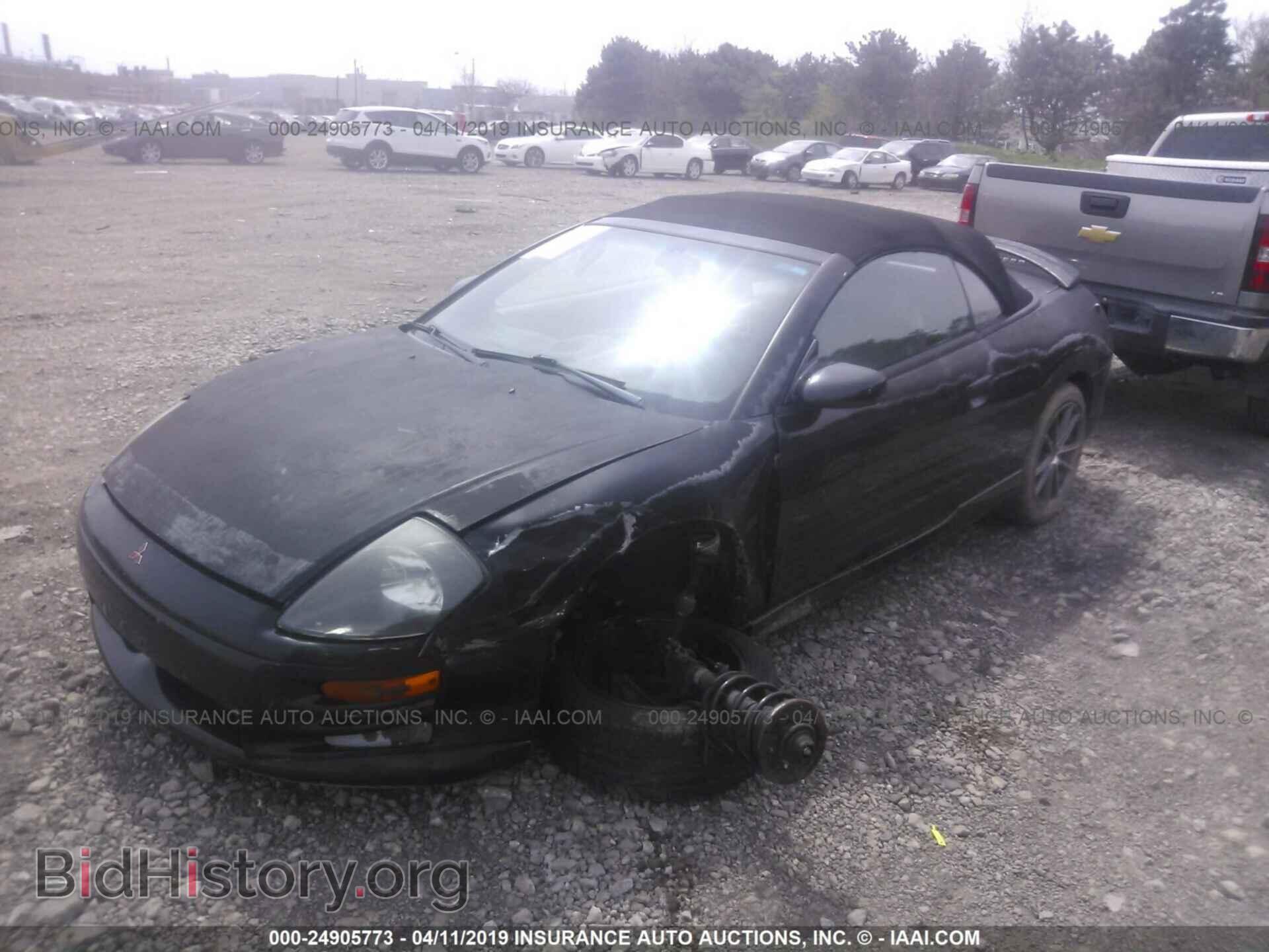 2001 MITSUBISHI ECLIPSE - VIN: 4A3AE55H91E003224 - Фото 2