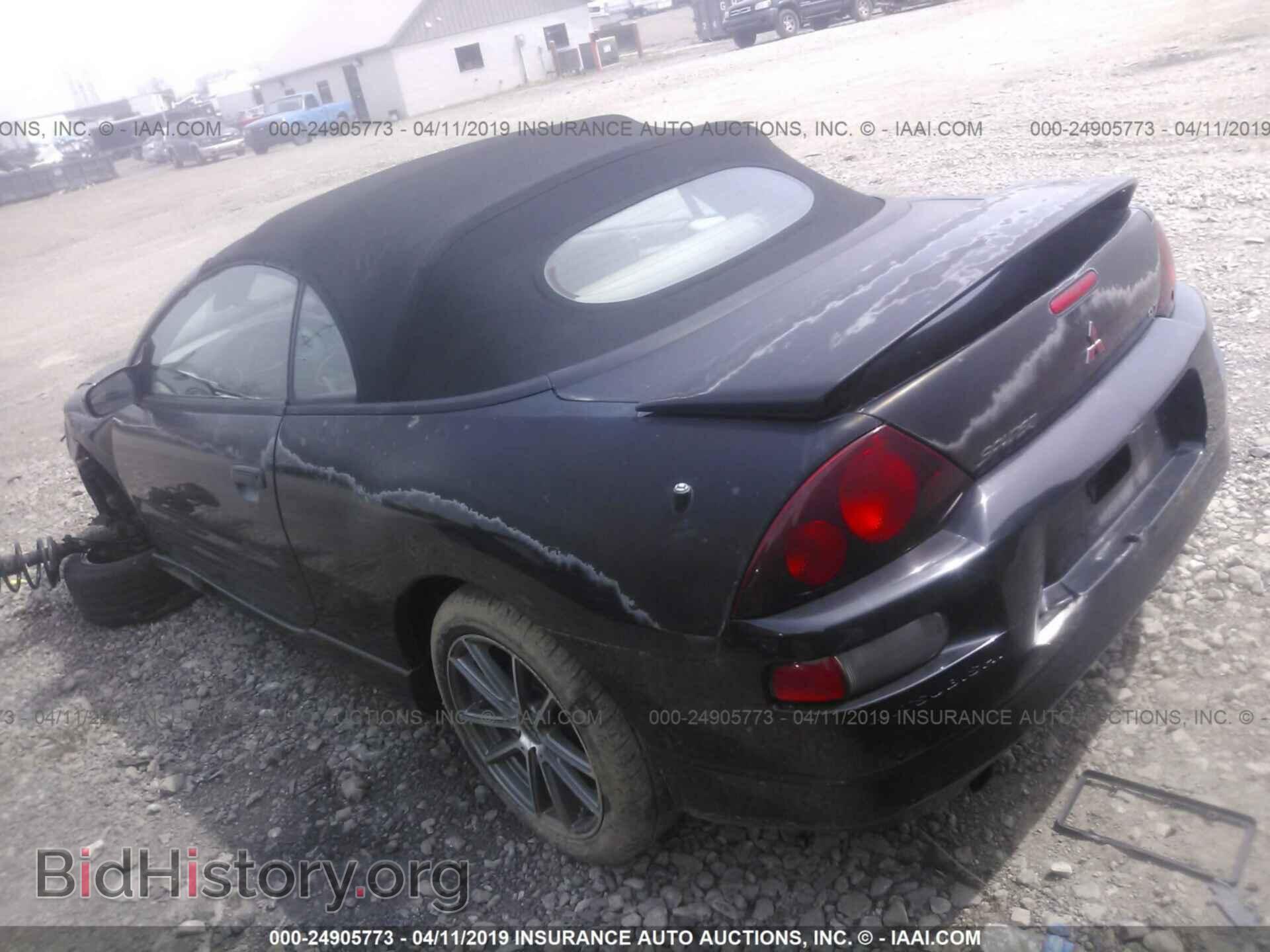 2001 MITSUBISHI ECLIPSE - VIN: 4A3AE55H91E003224 - Фото 3