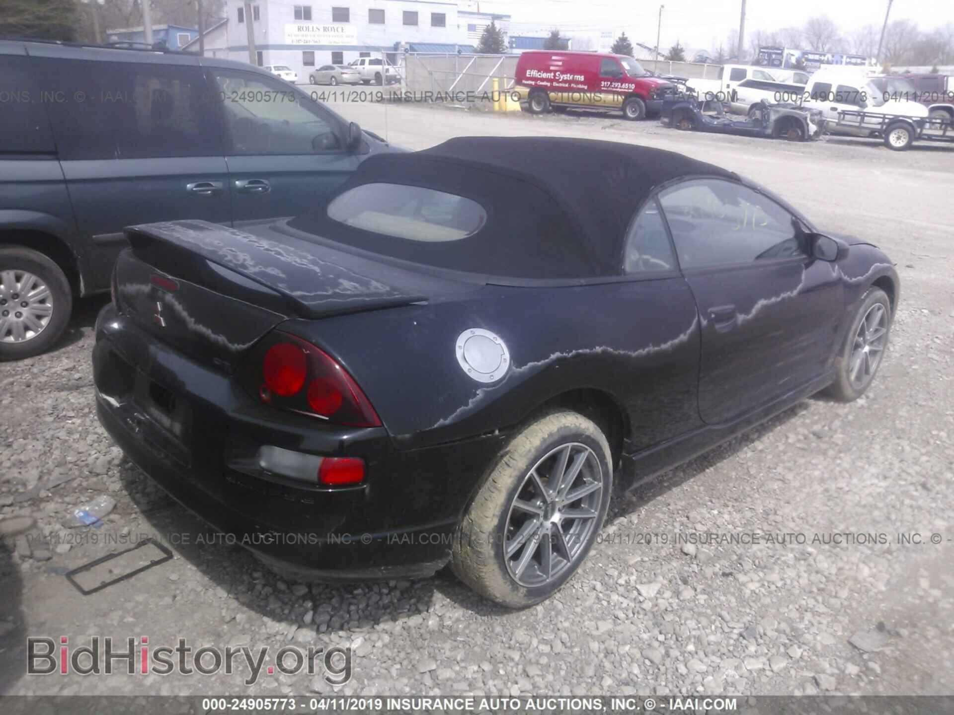 2001 MITSUBISHI ECLIPSE - VIN: 4A3AE55H91E003224 - Фото 4
