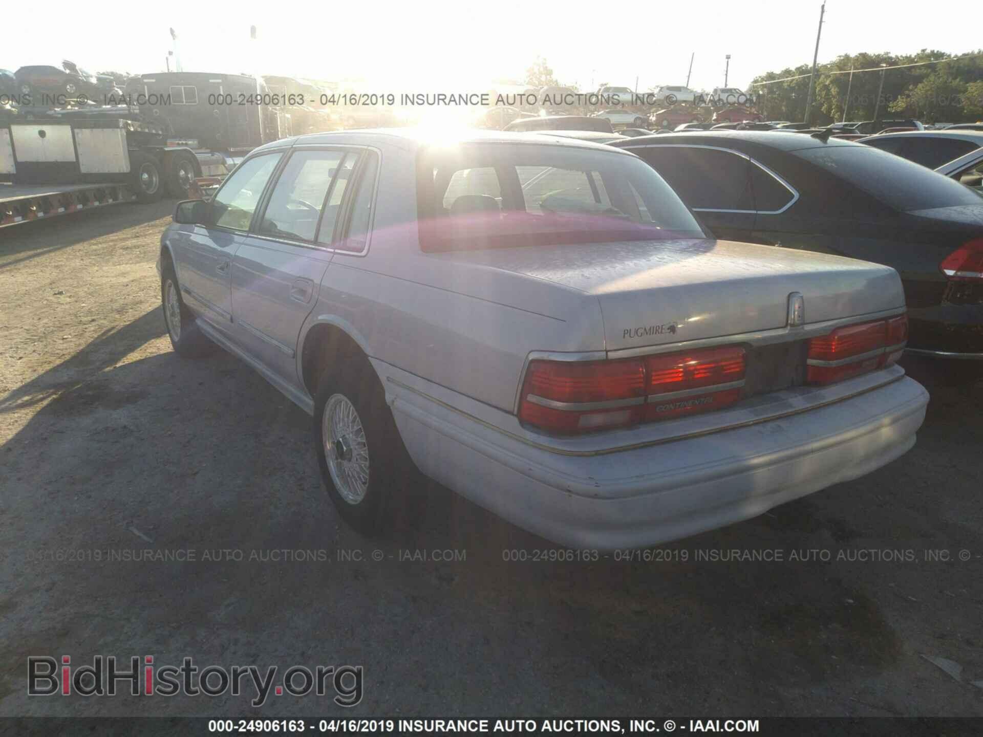 1994 LINCOLN CONTINENTAL - VIN: 1LNLM9743RY610421 - Фото 3