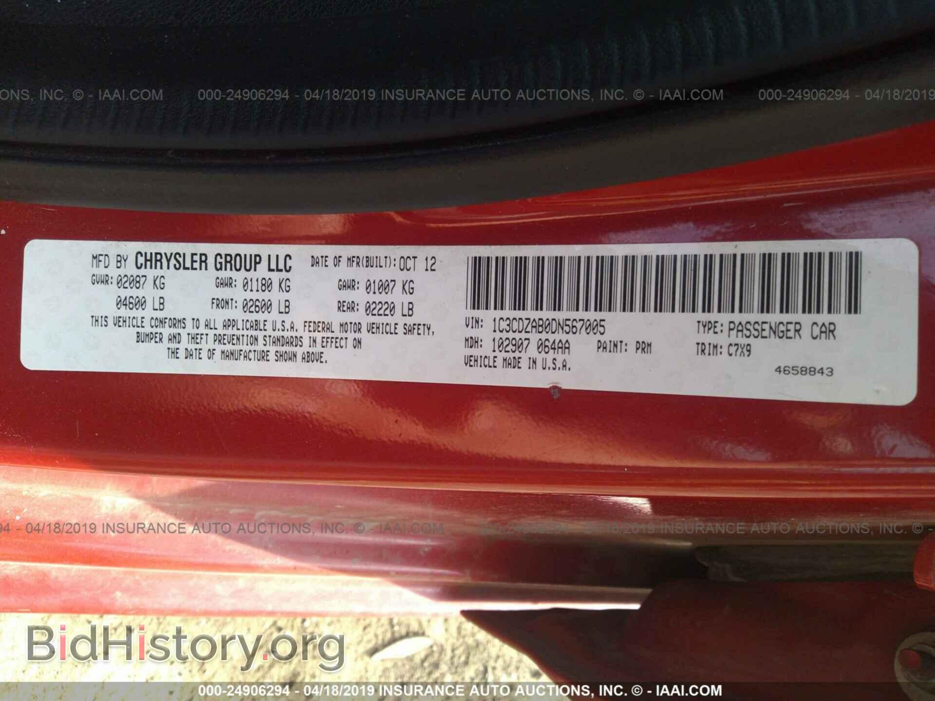 2013 DODGE AVENGER - VIN: 1C3CDZAB0DN567005 - Photo 9