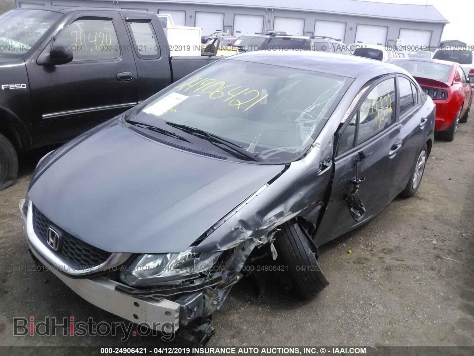 2013 HONDA CIVIC - VIN: 19XFB2F58DE069504 - Фото 2