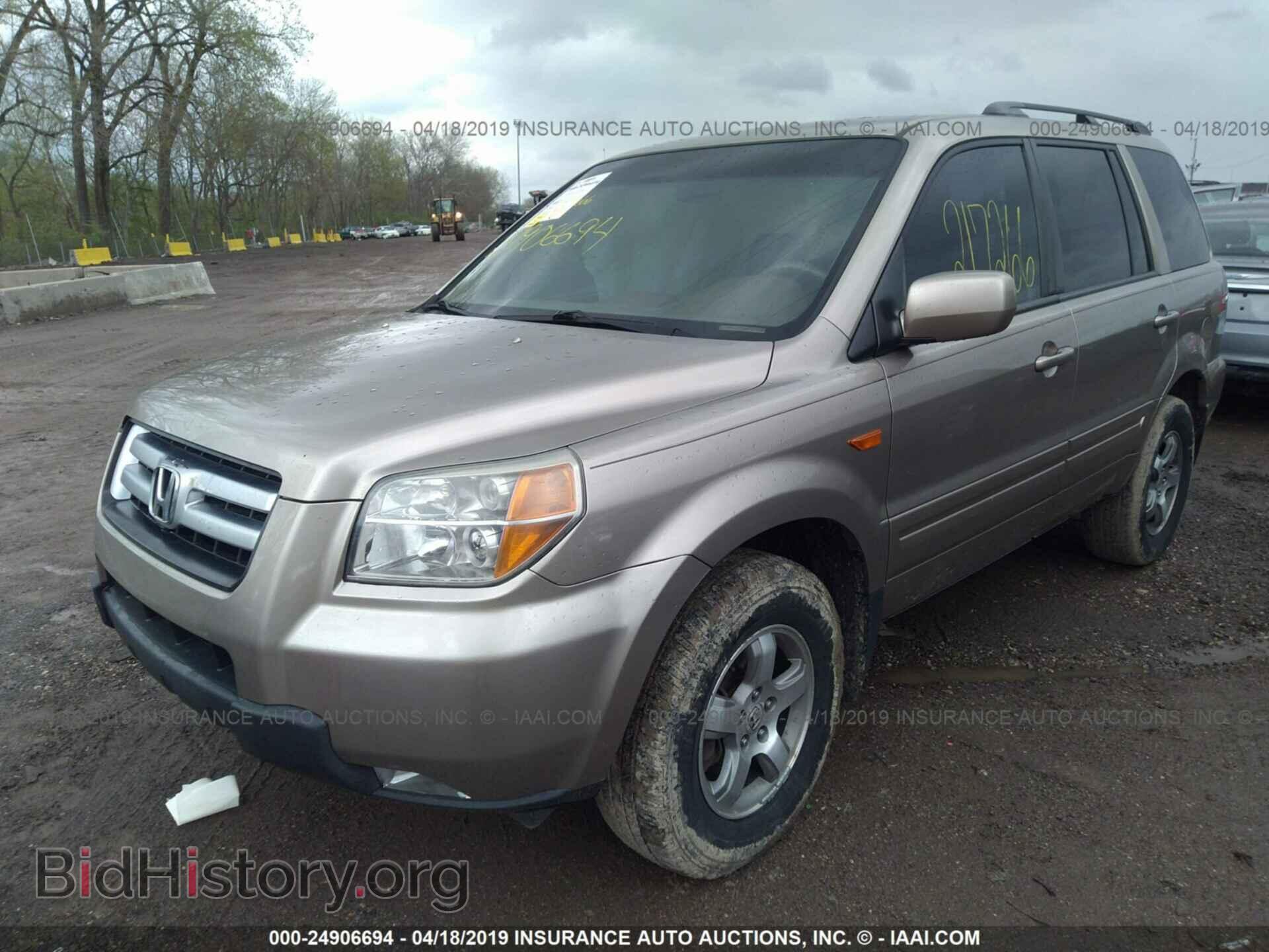 2006 HONDA PILOT - VIN: 2HKYF18436H508358 - Фото 2