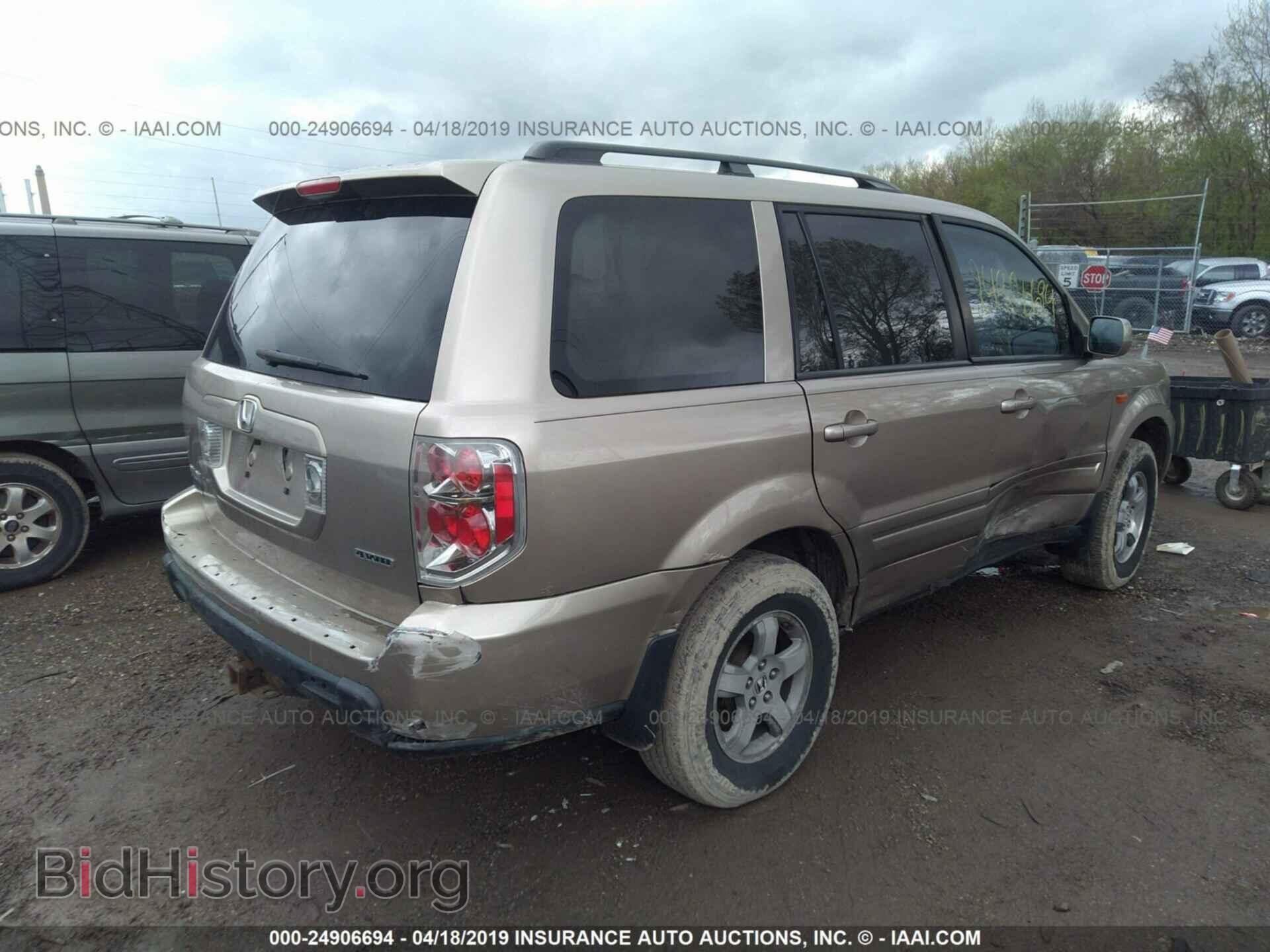 2006 HONDA PILOT - VIN: 2HKYF18436H508358 - Фото 4