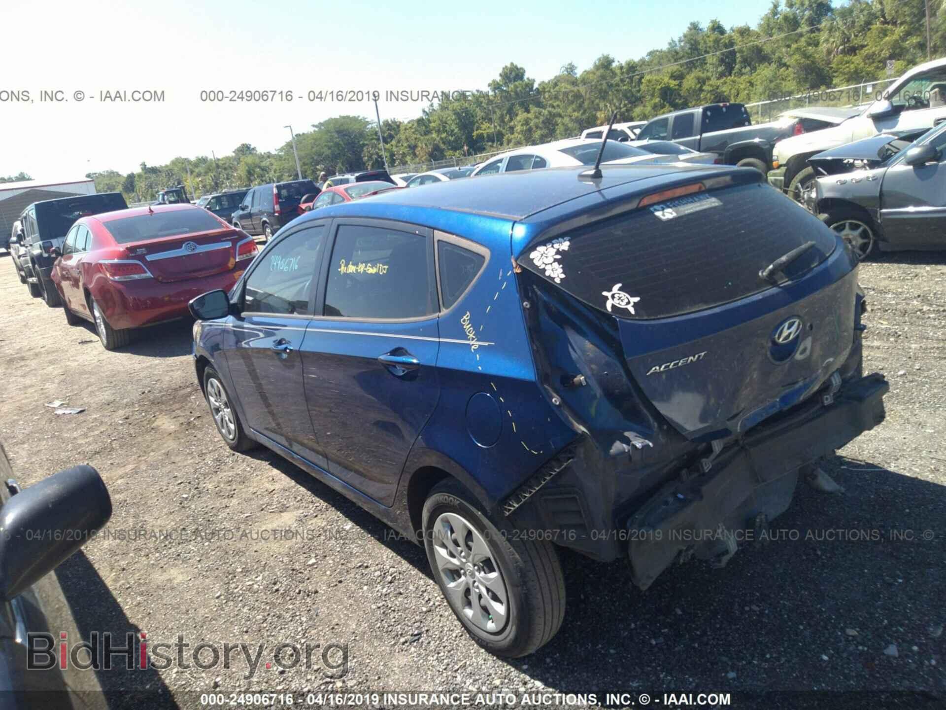 2016 HYUNDAI ACCENT - VIN: KMHCT5AE9GU244255 - Фото 3