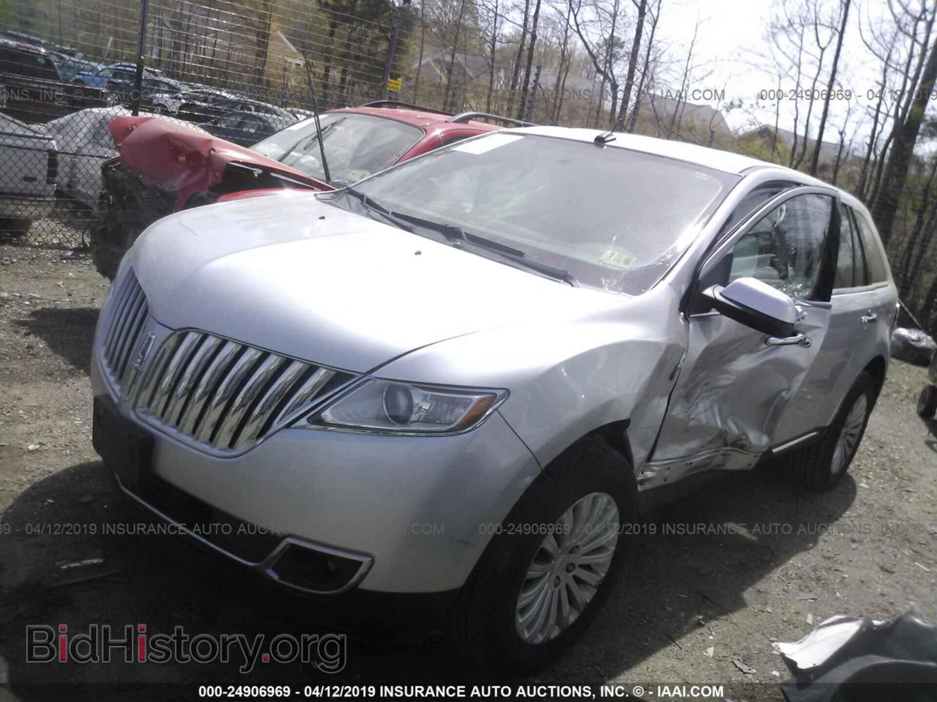 2012 LINCOLN MKX - VIN: 2LMDJ6JK8CBL00406 - Фото 2