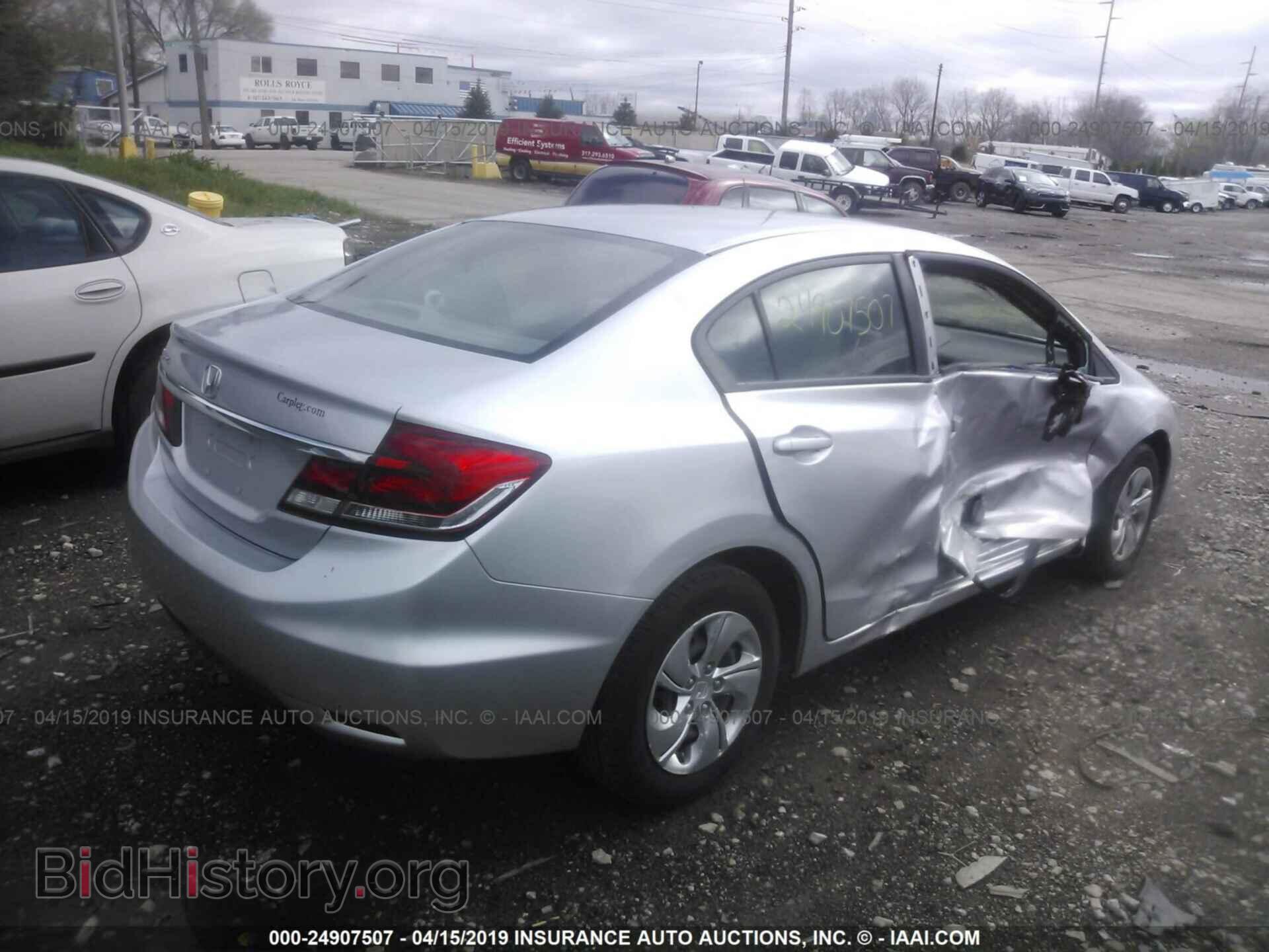 2013 HONDA CIVIC - VIN: 19XFB2F5XDE015914 - Фото 4