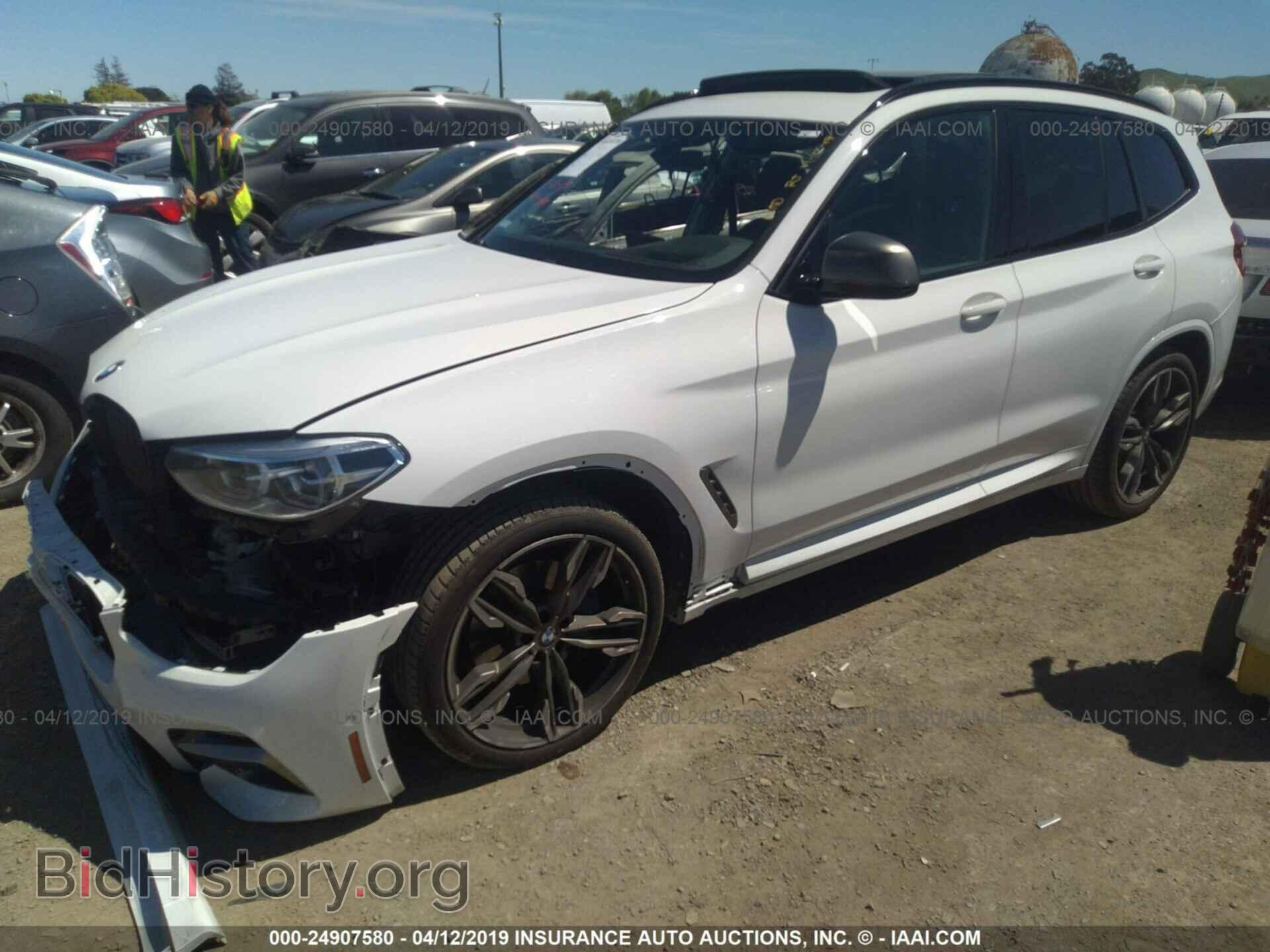 2019 BMW X3 - VIN: 5UXTS3C53K0Z07150 - Фото 2