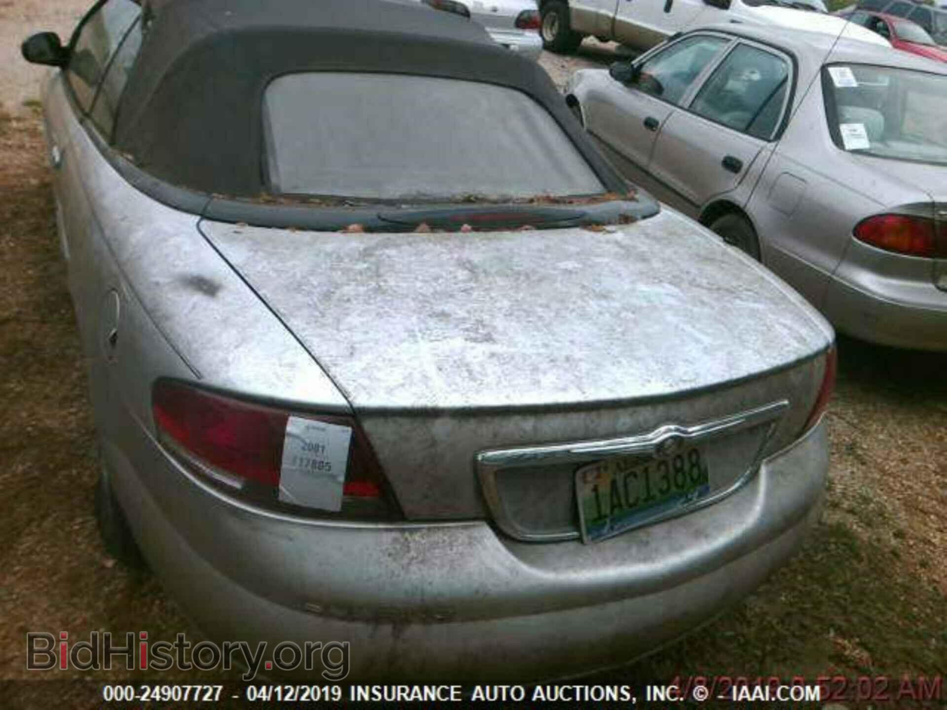 2001 CHRYSLER SEBRING - VIN: 1C3EL45U51N662004 - Photo 3