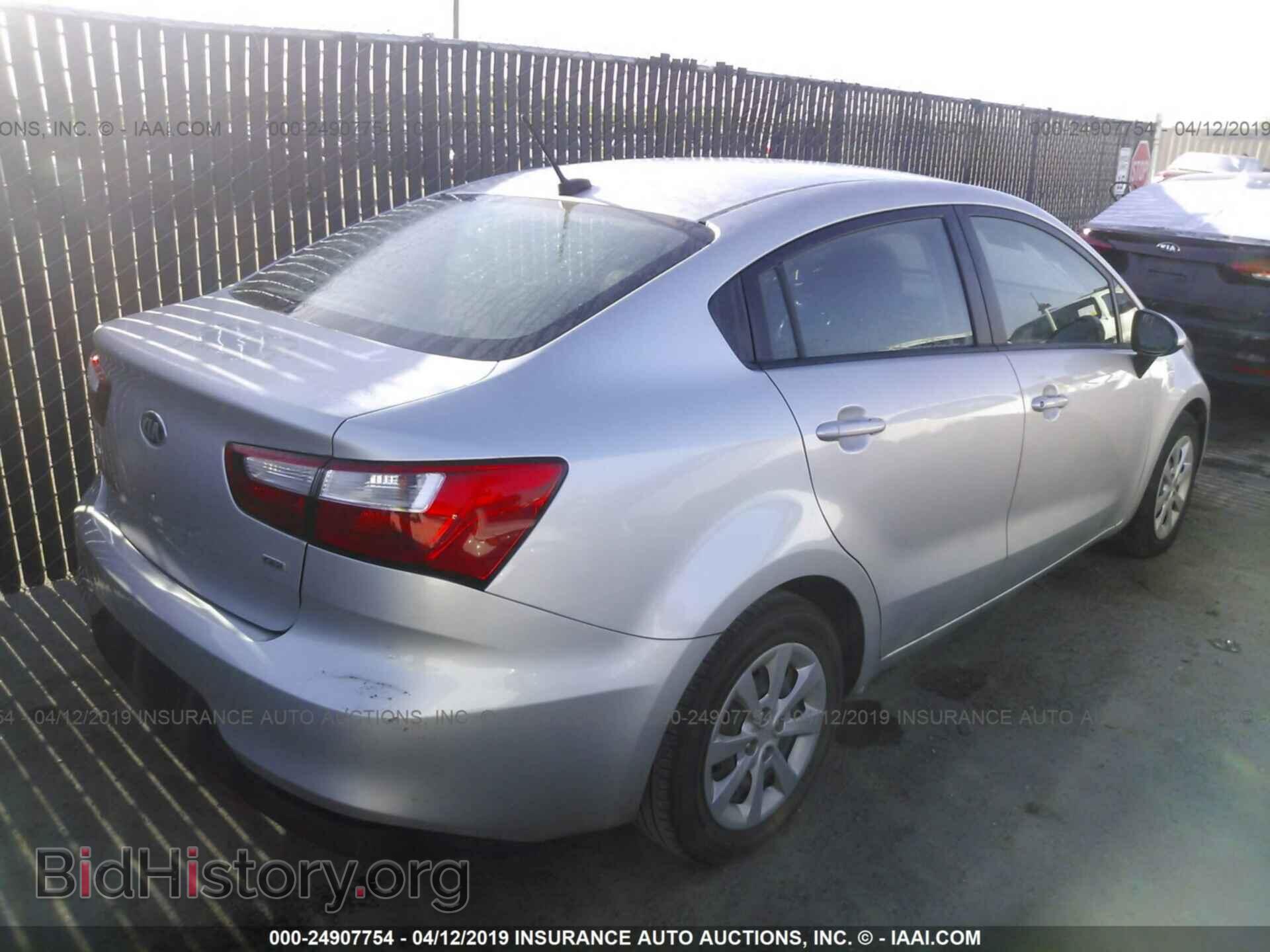 2016 KIA RIO - VIN: KNADM4A30G6654927 - Фото 4