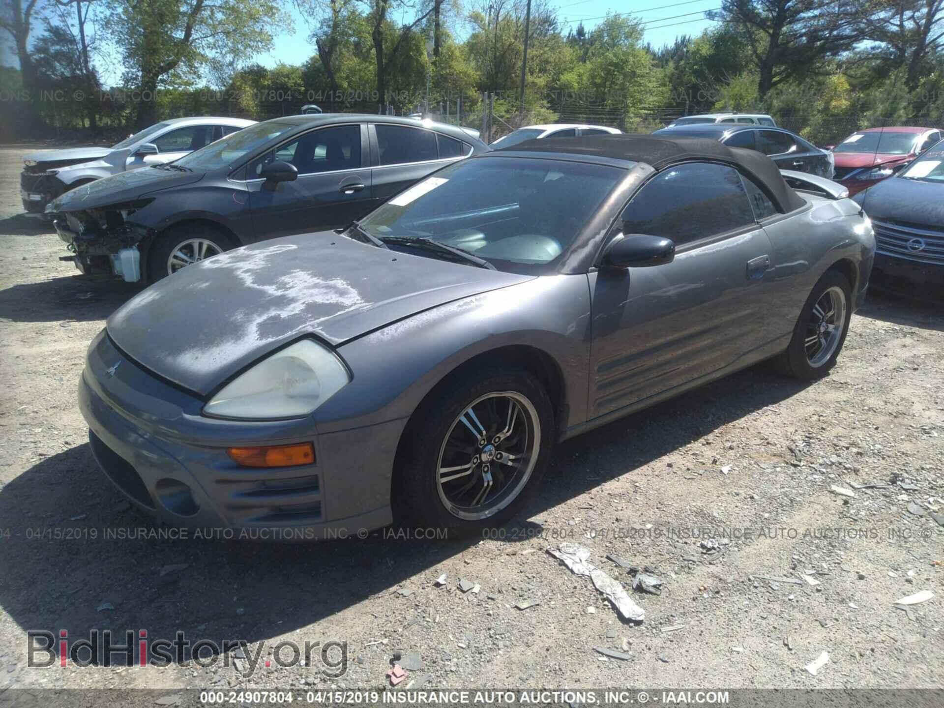 2003 MITSUBISHI ECLIPSE - VIN: 4A3AE45GX3E054283 - Фото 2