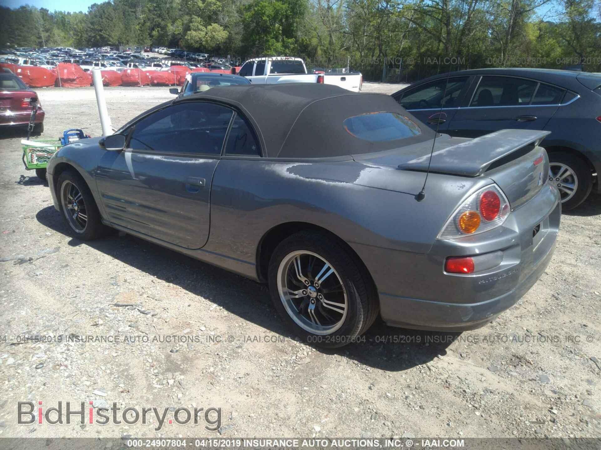 2003 MITSUBISHI ECLIPSE - VIN: 4A3AE45GX3E054283 - Фото 3