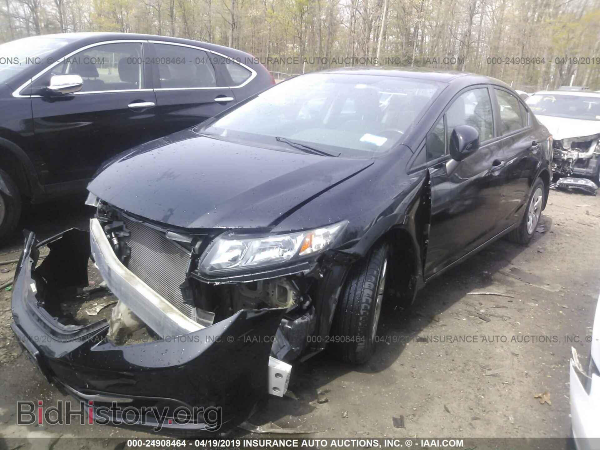 2013 HONDA CIVIC - VIN: 2HGFB2F55DH574485 - Фото 2