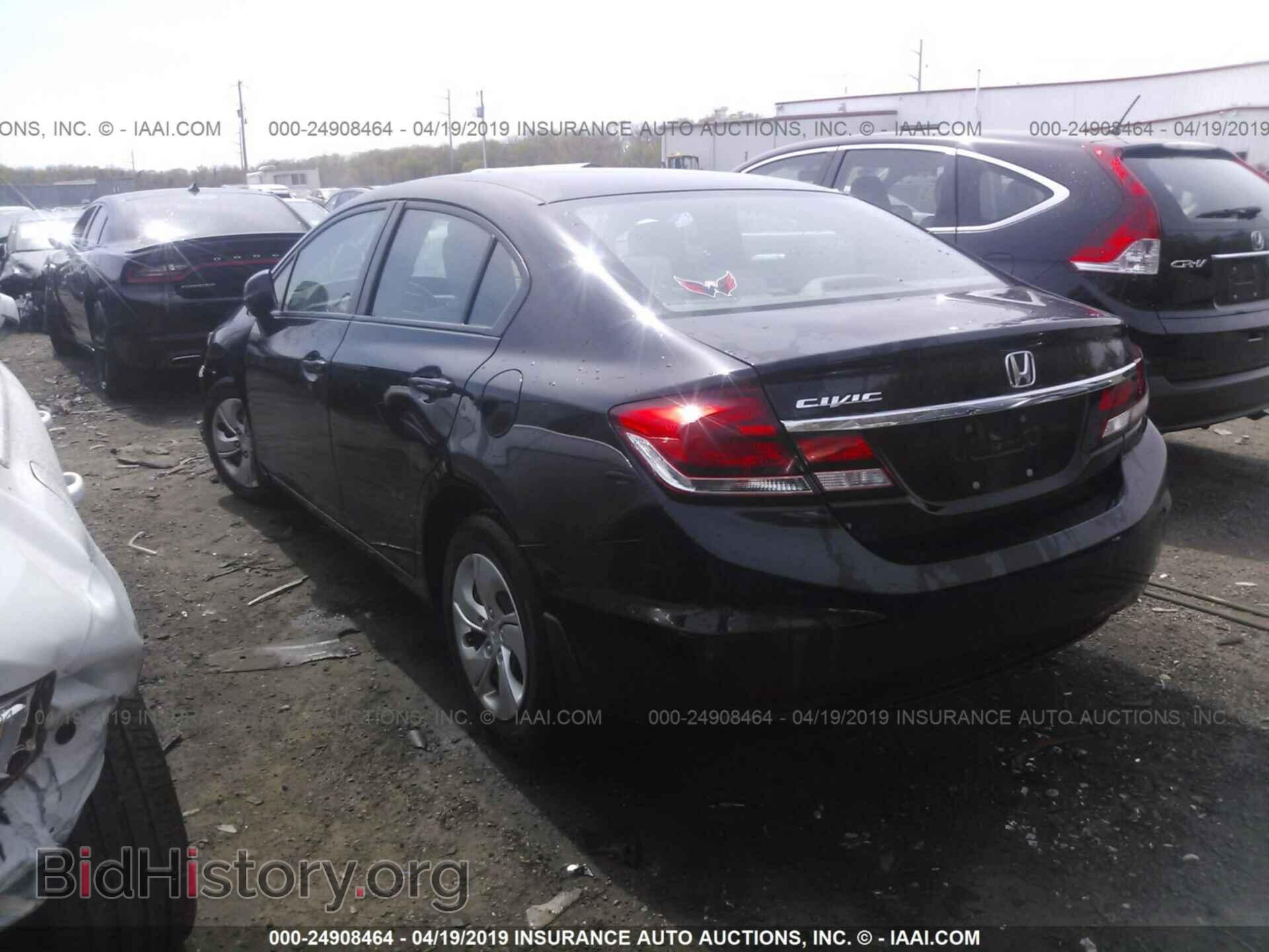 2013 HONDA CIVIC - VIN: 2HGFB2F55DH574485 - Фото 3