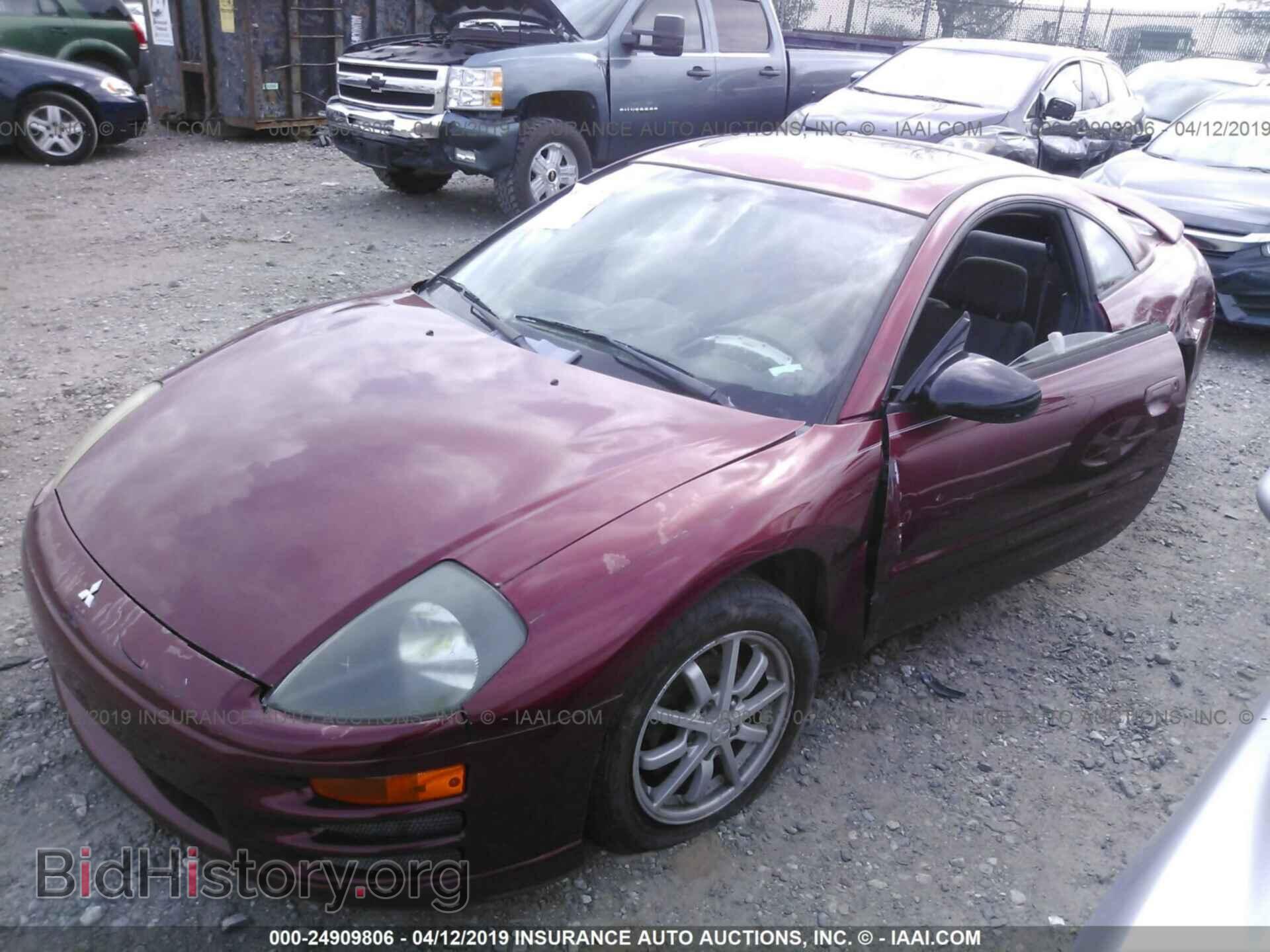 2002 MITSUBISHI ECLIPSE - VIN: 4A3AC44G52E086225 - Photo 2