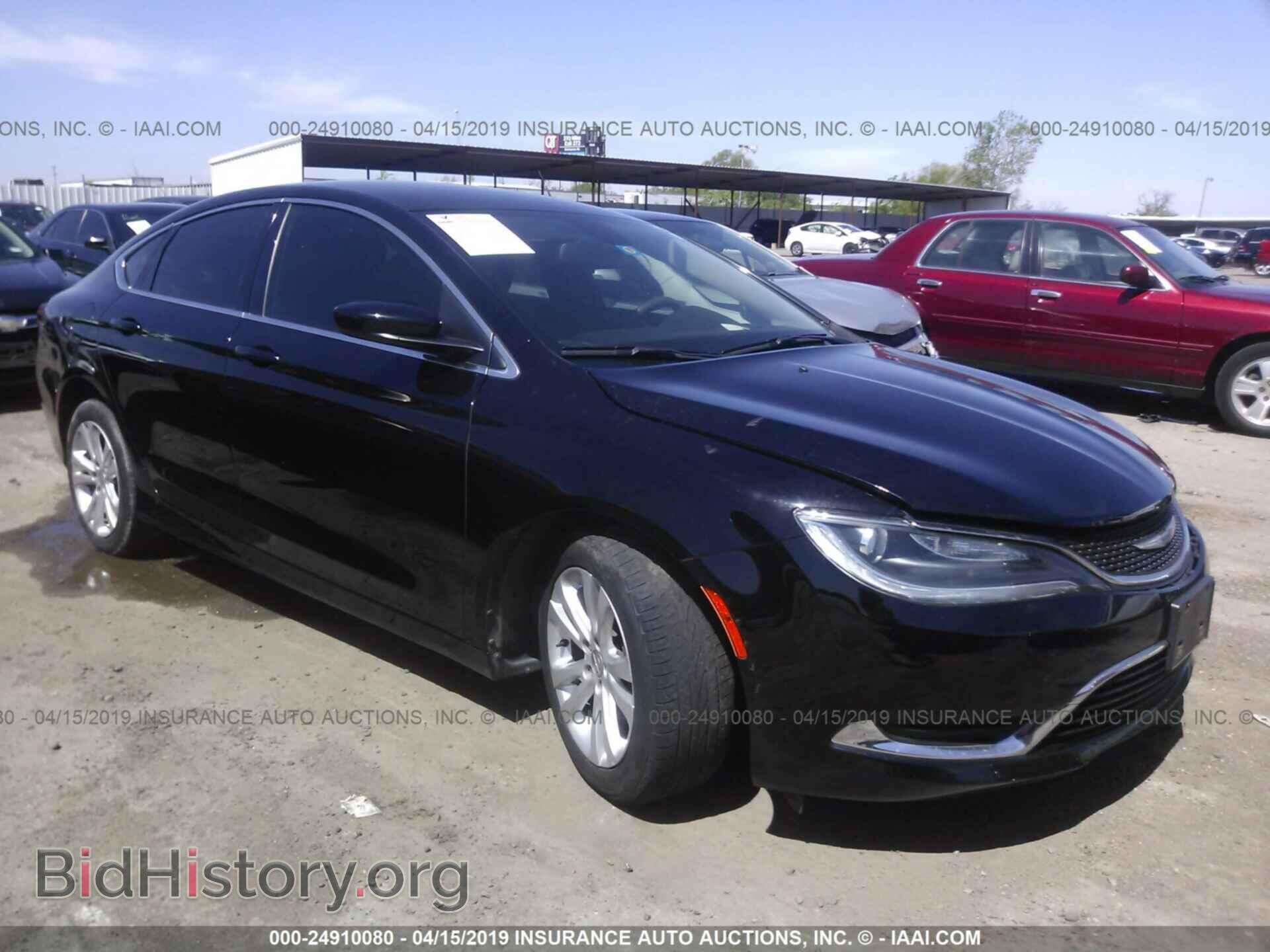 Фотография 1C3CCCAB4GN155416 - CHRYSLER 200 2016