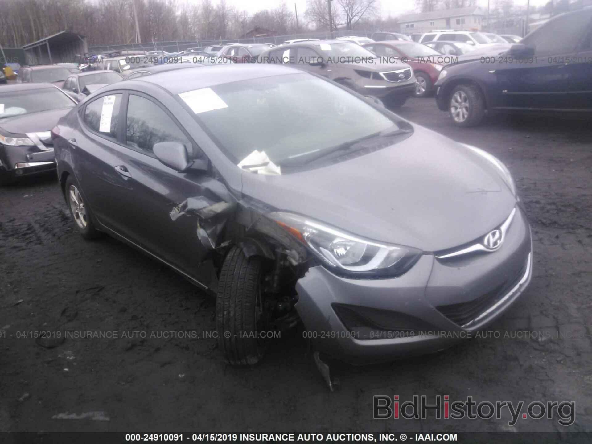 Фотография 5NPDH4AE0EH456554 - HYUNDAI ELANTRA 2014