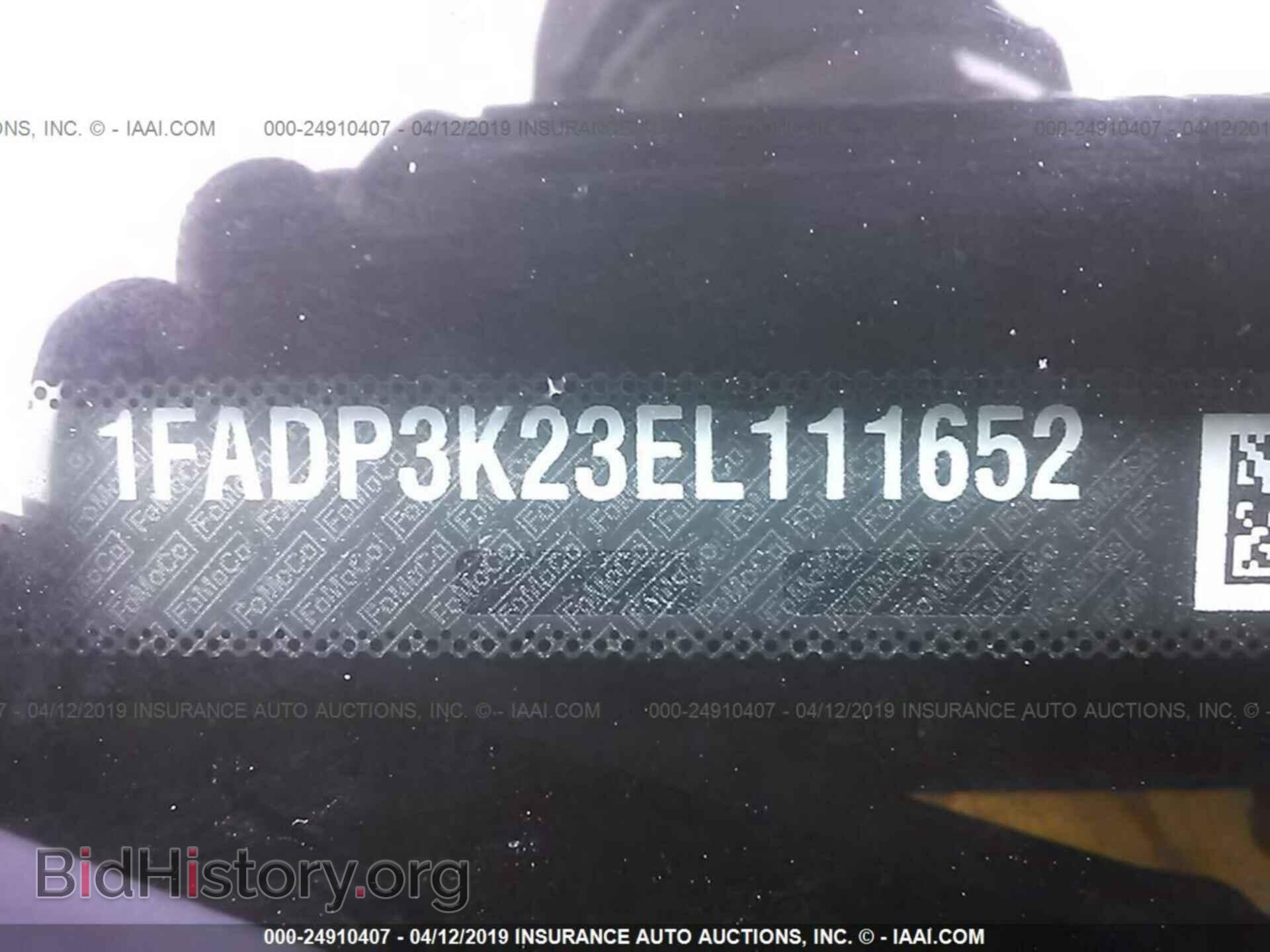 2014 FORD FOCUS - VIN: 1FADP3K23EL111652 - Фото 9