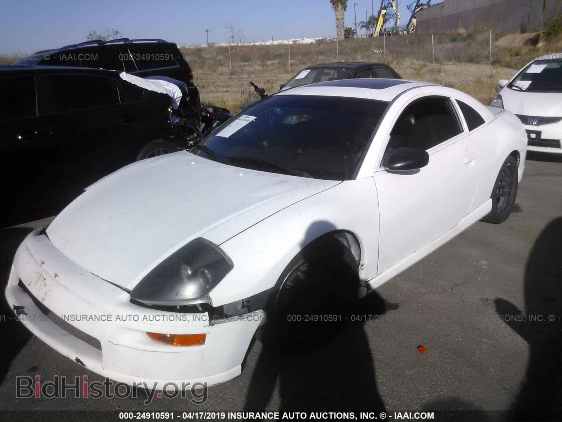 2002 MITSUBISHI ECLIPSE - VIN: 4A3AC54H72E082448 - Фото 2