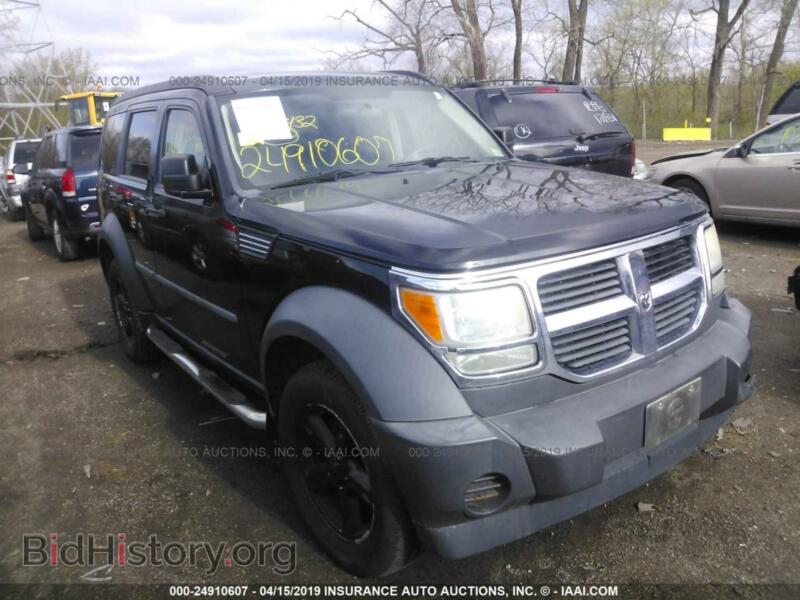 2007 Dodge NITRO SXT (VIN 1D8GU28K47W732564) — фото 1 из 10, IAAI, повреждение: передняя часть
