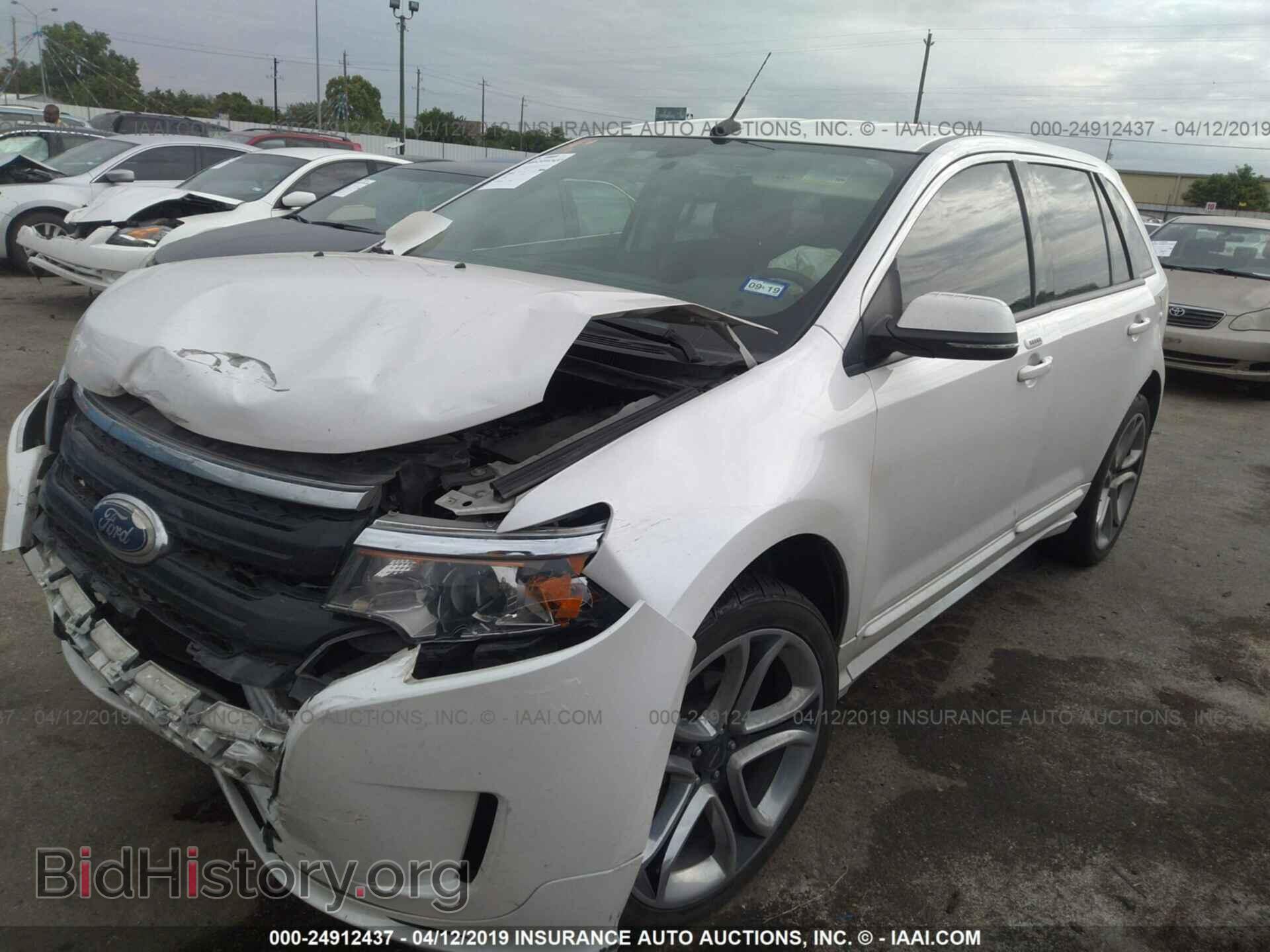 2014 FORD EDGE - VIN: 2FMDK3AK0EBB29726 - Фото 2
