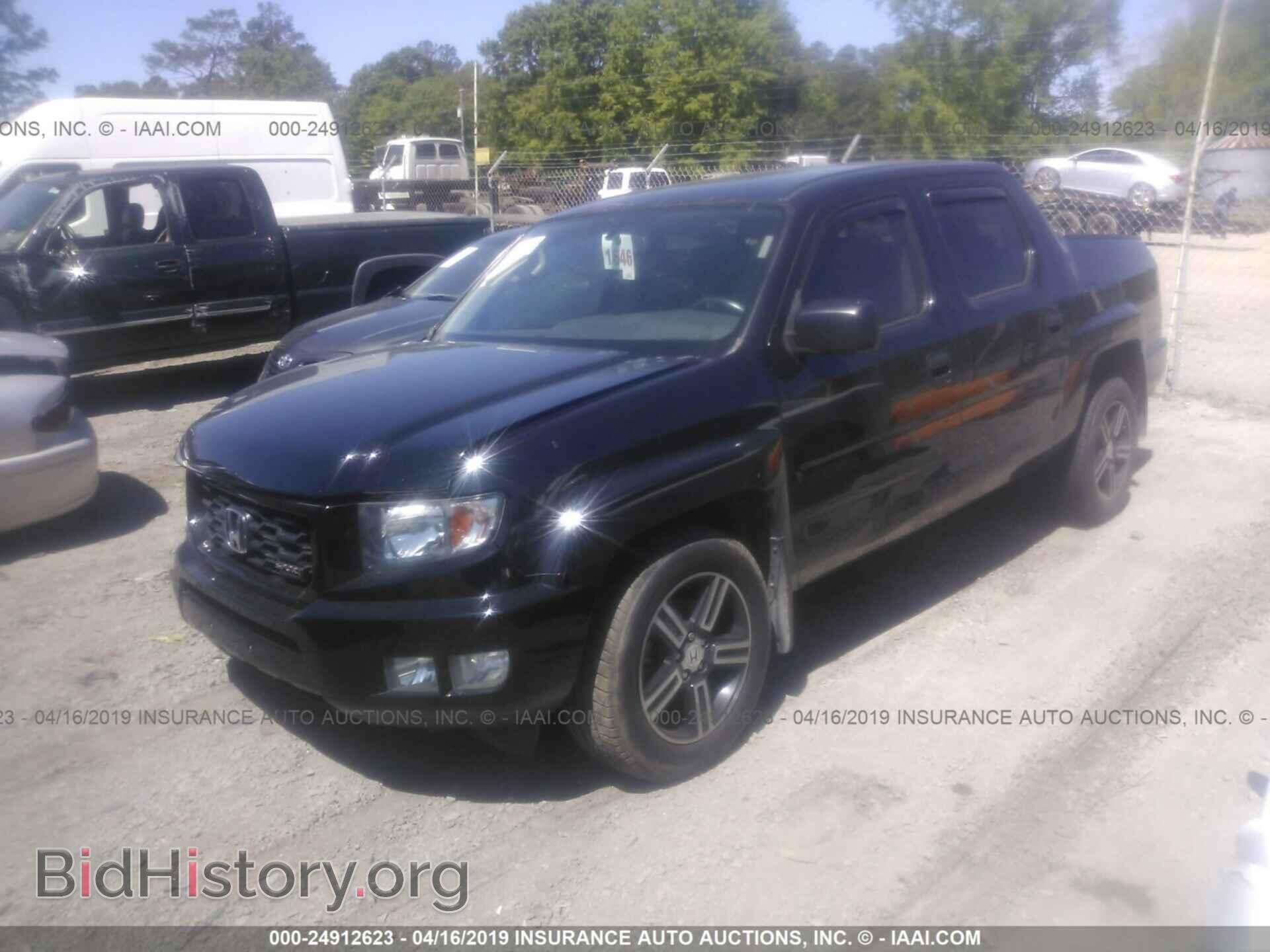 2013 HONDA RIDGELINE - VIN: 5FPYK1F71DB009344 - Фото 2