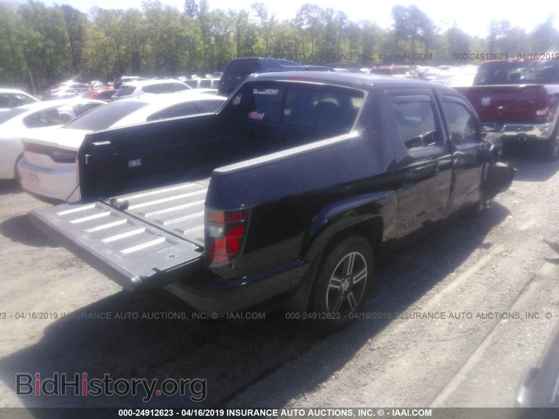 2013 HONDA RIDGELINE - VIN: 5FPYK1F71DB009344 - Фото 4