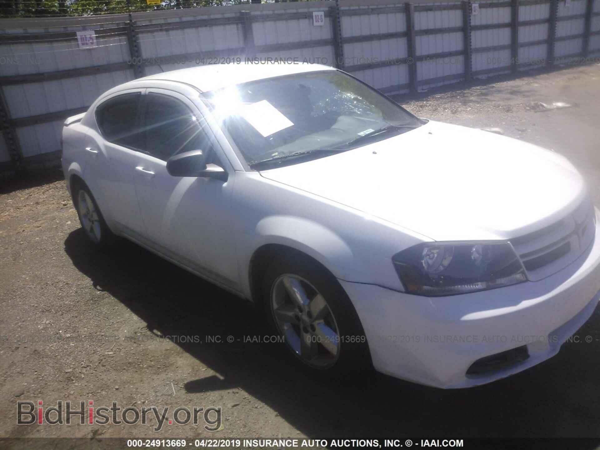 Photo 1C3CDZAG2DN769047 - DODGE AVENGER 2013