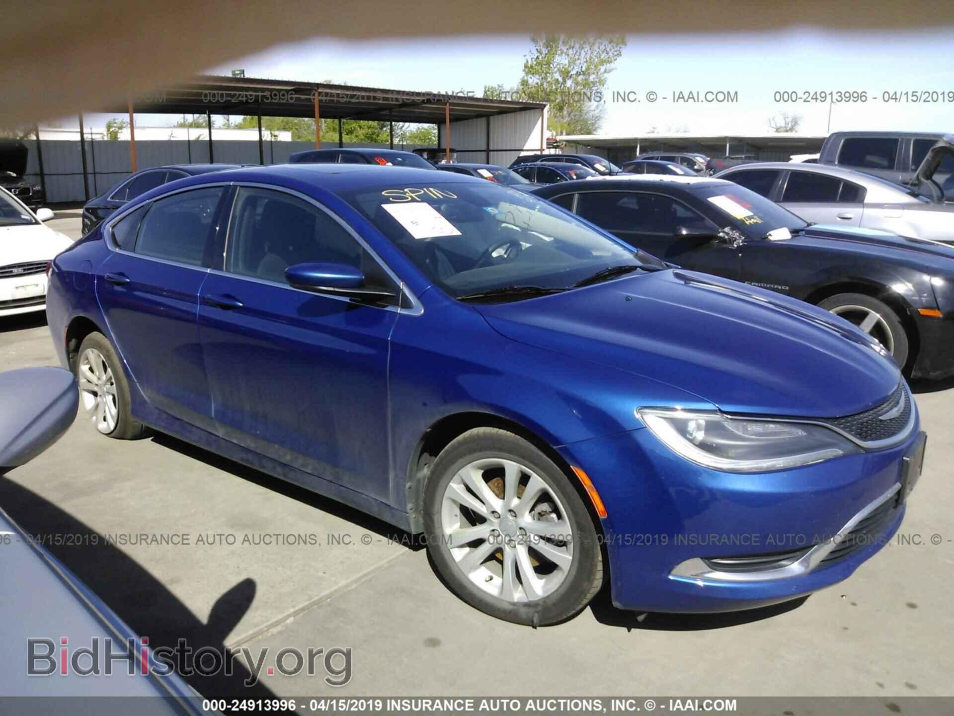 Фотография 1C3CCCAB1GN130425 - CHRYSLER 200 2016