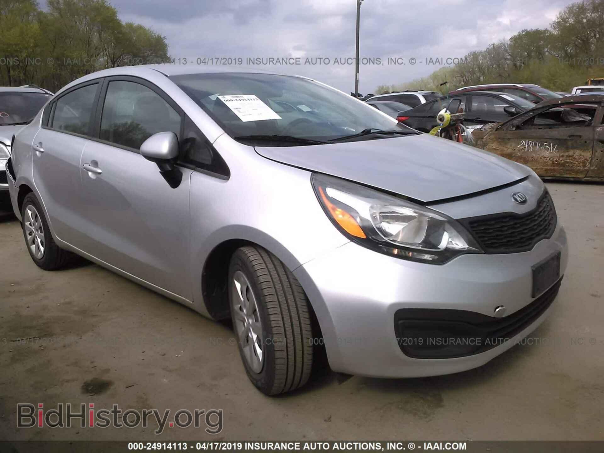 Фотография KNADM4A33E6399025 - KIA RIO 2014