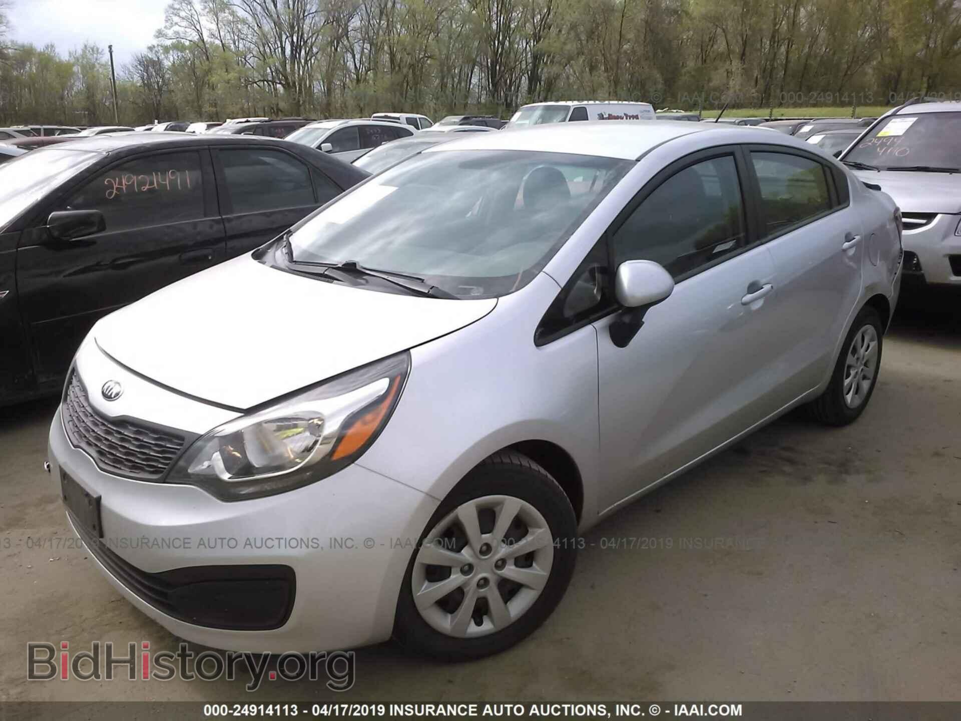 2014 KIA RIO - VIN: KNADM4A33E6399025 - Фото 2