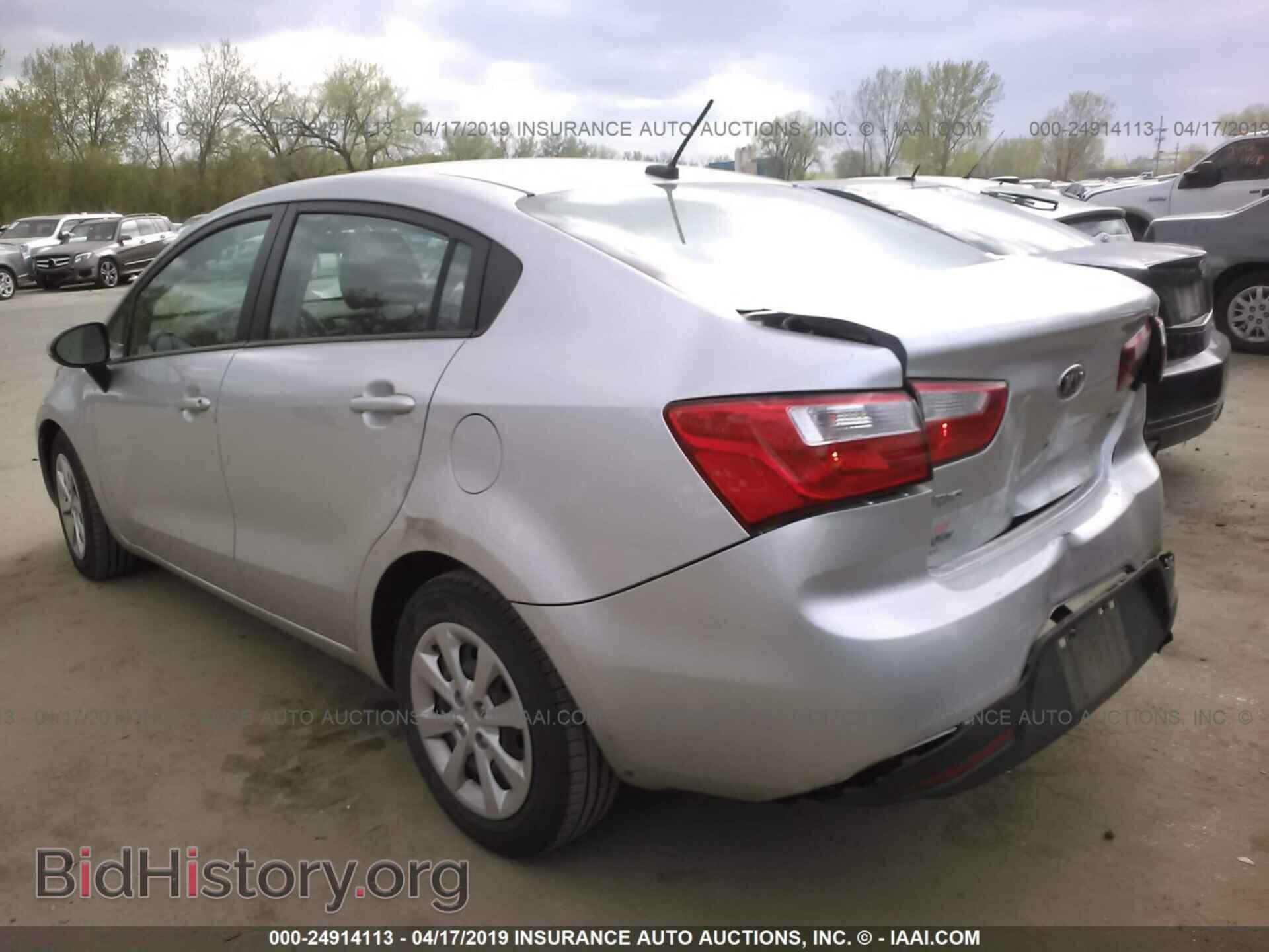 2014 KIA RIO - VIN: KNADM4A33E6399025 - Фото 3
