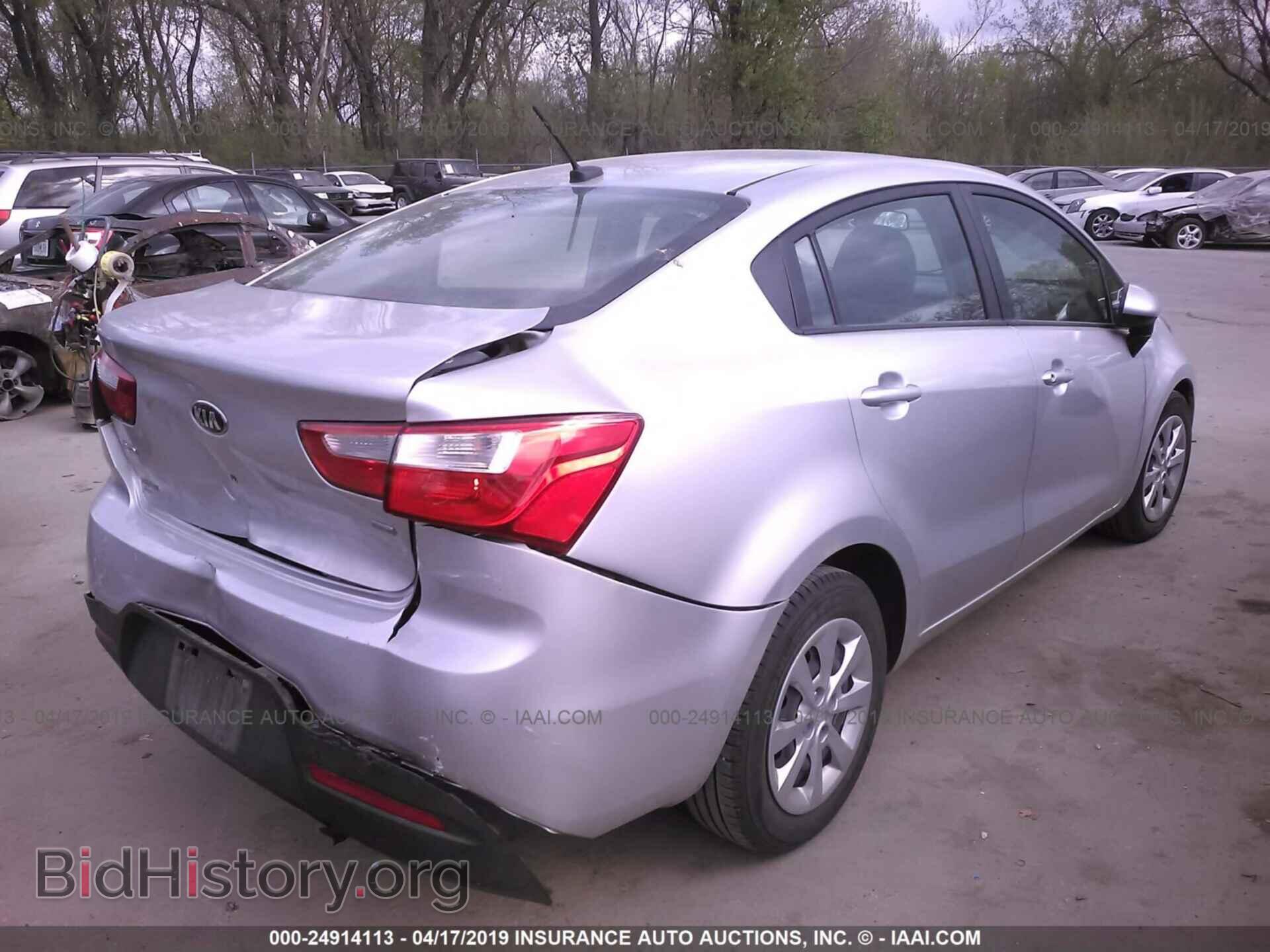 2014 KIA RIO - VIN: KNADM4A33E6399025 - Фото 4