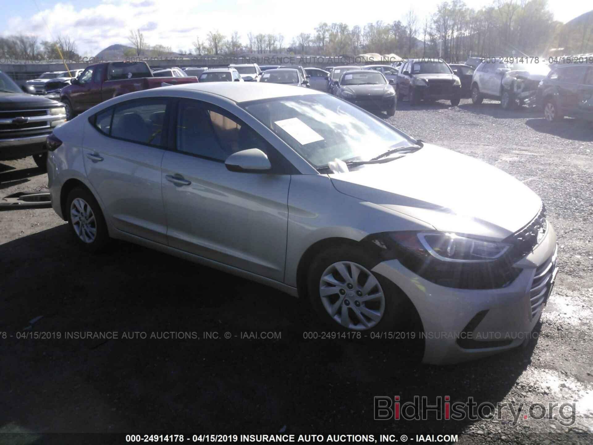 Photo 5NPD74LF7HH078276 - HYUNDAI ELANTRA 2017