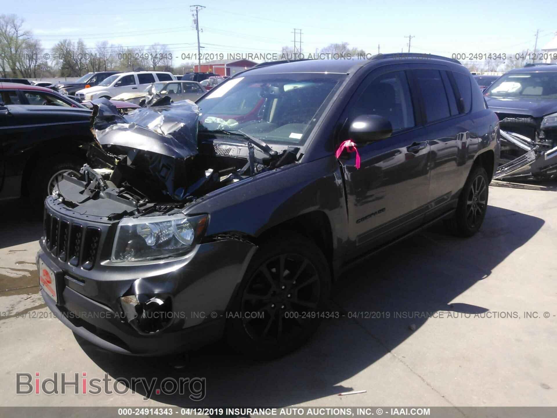 2015 JEEP COMPASS - VIN: 1C4NJCBA6FD131364 - Фото 2