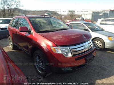 2007 Ford EDGE SEL, maroon — VIN 2FMDK48C27BA76938, IAAI