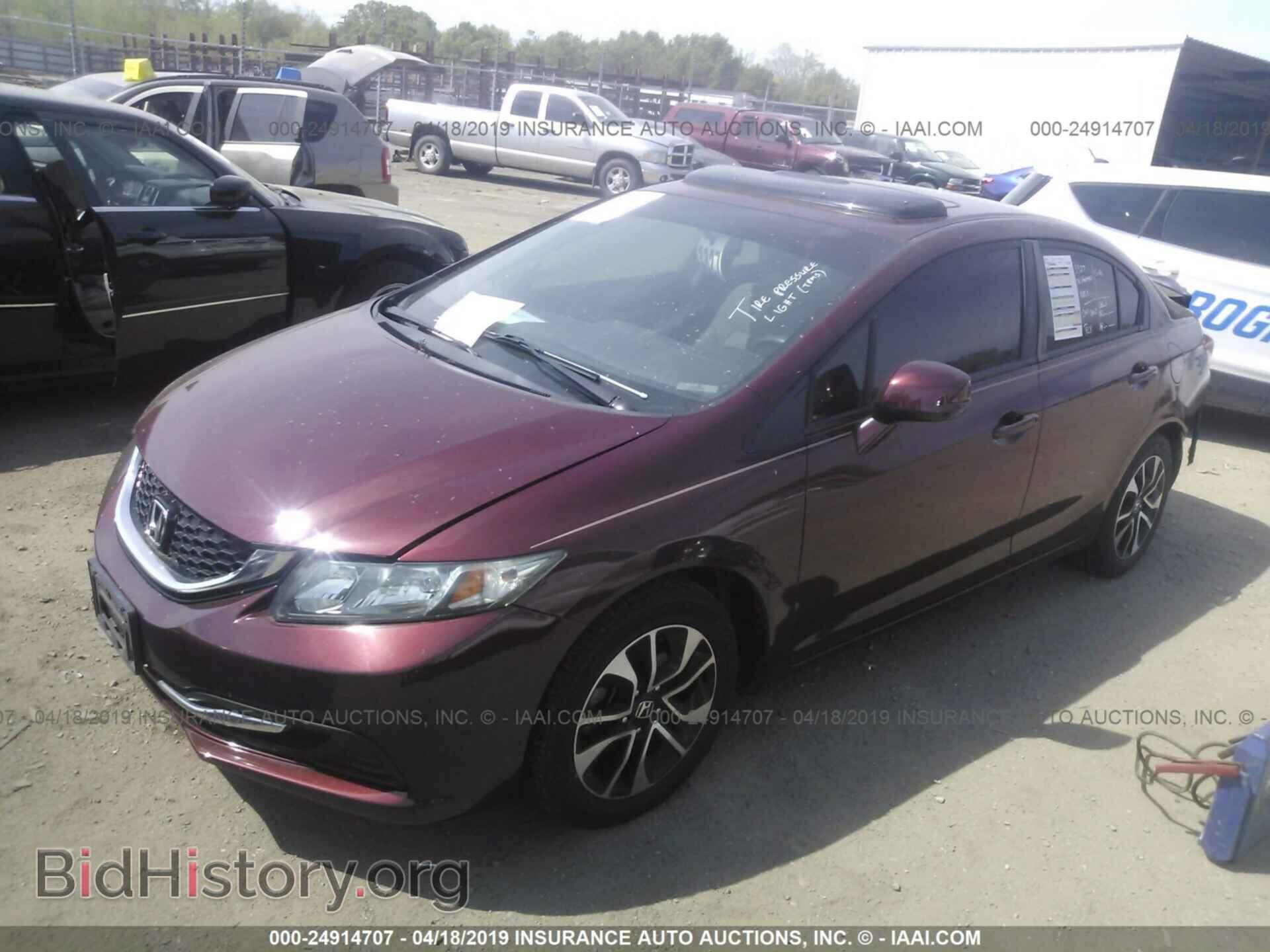 2013 HONDA CIVIC - VIN: 2HGFB2F89DH516843 - Фото 2