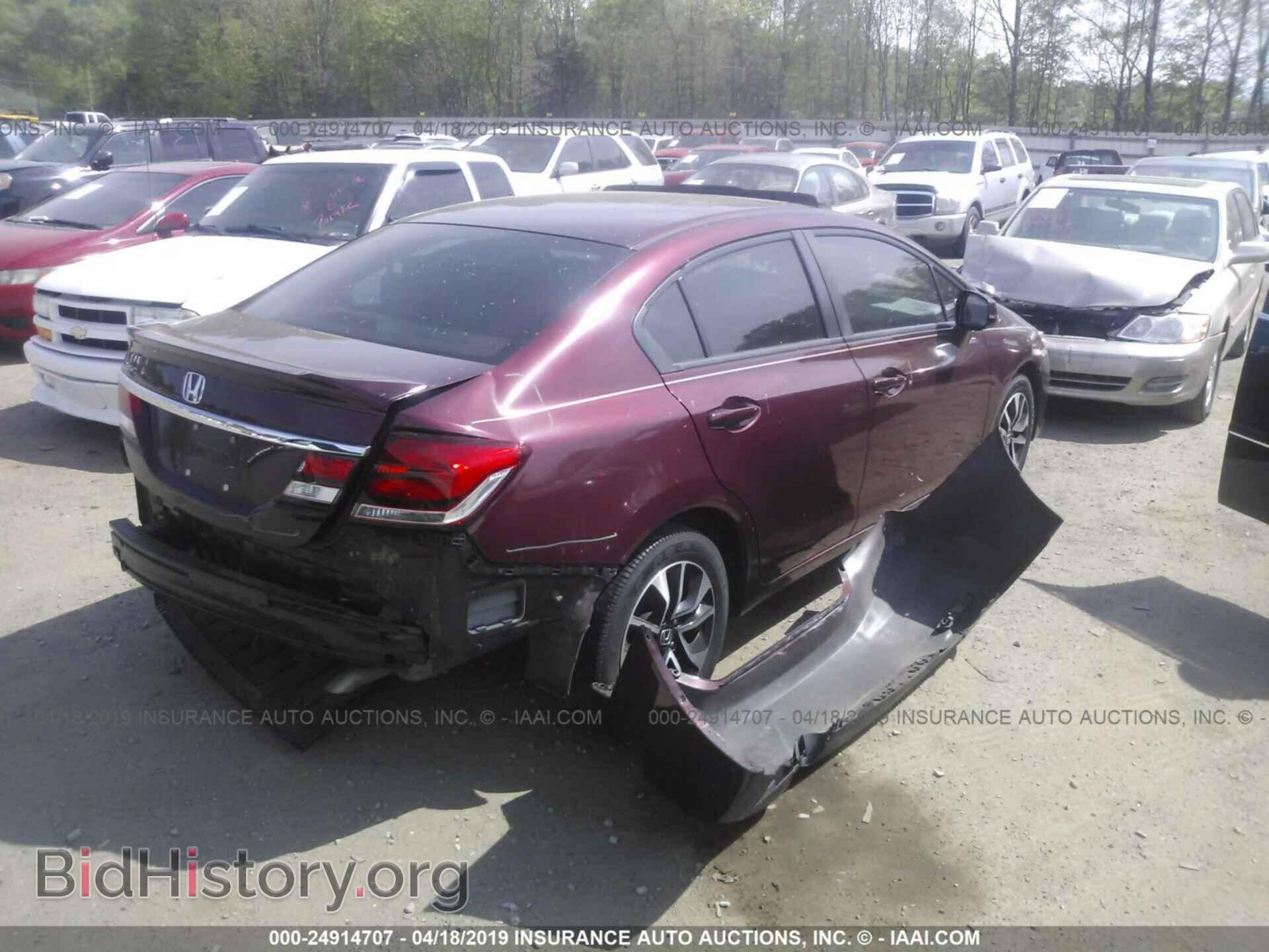 2013 HONDA CIVIC - VIN: 2HGFB2F89DH516843 - Фото 4