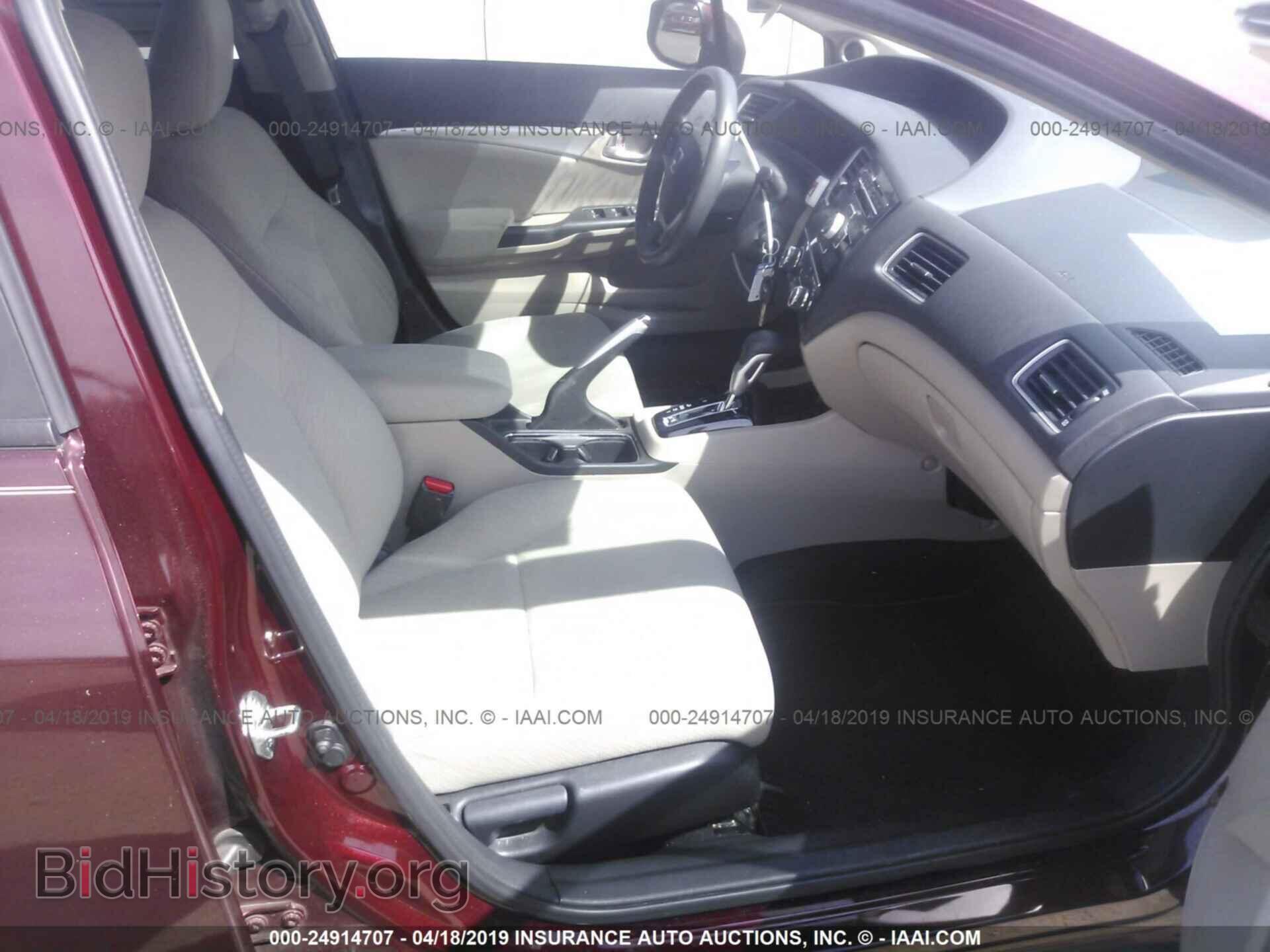 2013 HONDA CIVIC - VIN: 2HGFB2F89DH516843 - Фото 5
